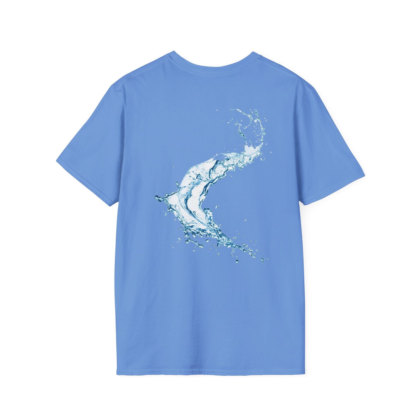 Water Wave Unisex Softstyle T-Shirt | Eco-Friendly, Casual Wear, Gift for Water Lovers, Summer Style, Nature Tees