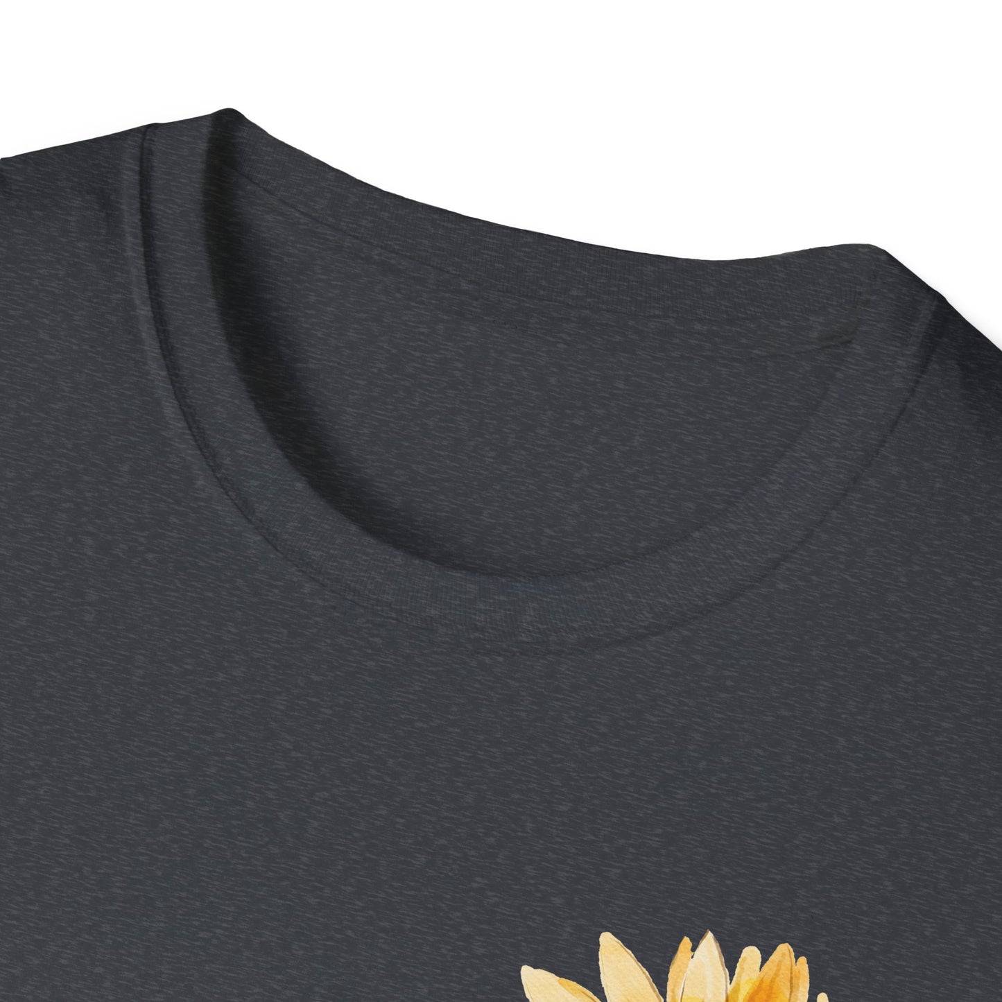 Sunflower Bloom Unisex T-Shirt | Positive Vibes Apparel | Gift for Flower Lovers | Spring Style | Botanical Tee, Inspirational Shirt