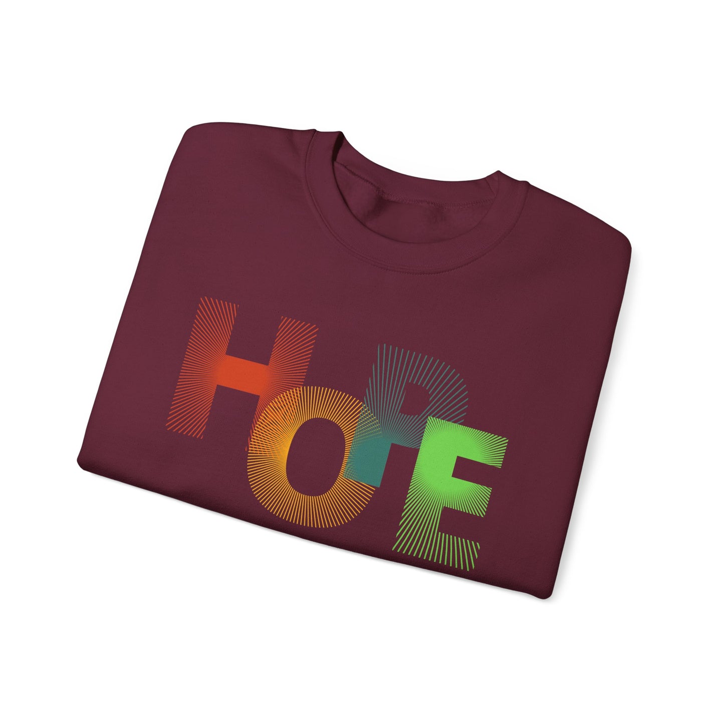 Unisex Hope Sweatshirt, Cozy Crewneck, Gift for Her/Him, Inspirational Apparel, Perfect for Spring