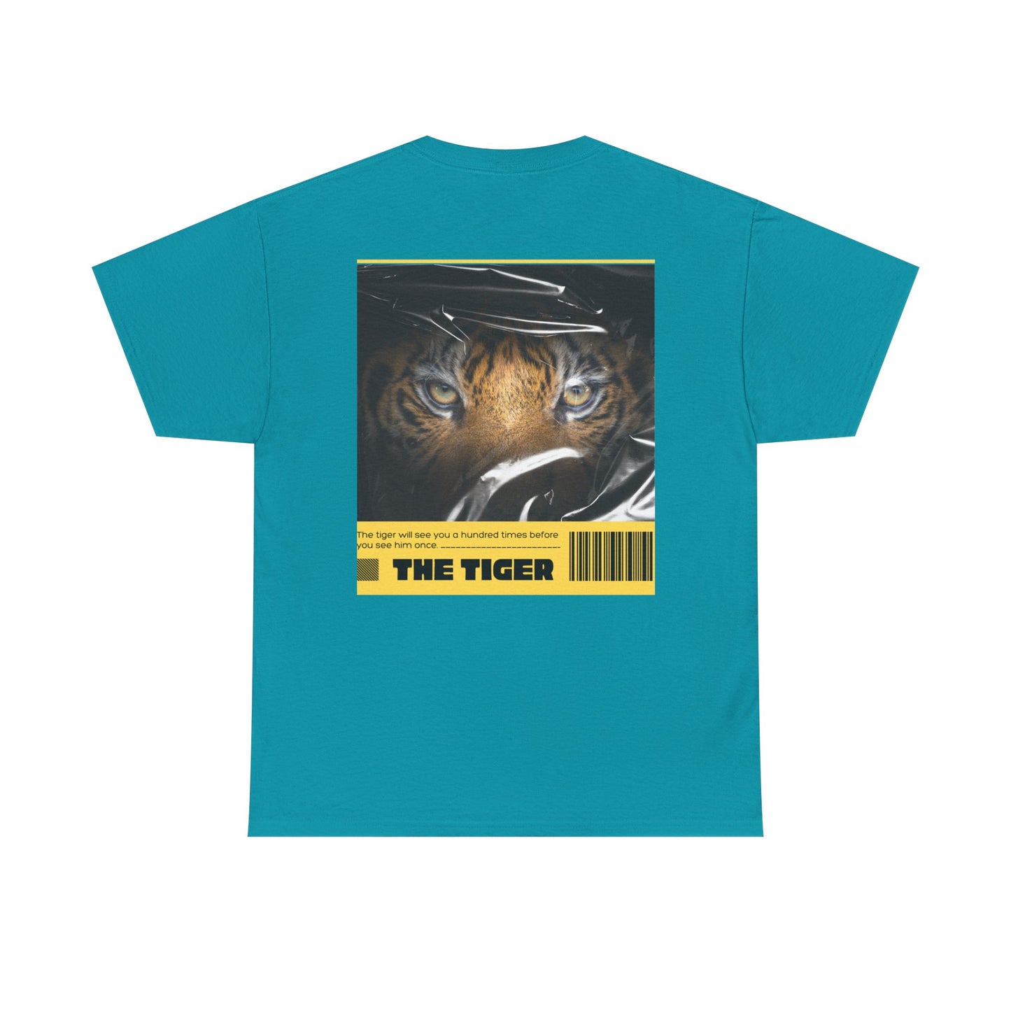 Fierce Tiger Graphic Tee, Unisex Cotton T-Shirt, Animal Lover Shirt, Wildlife Tee, Nature Enthusiast Gift
