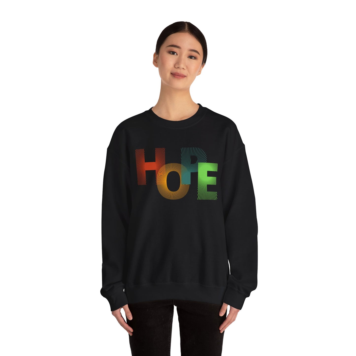 Unisex Hope Sweatshirt, Cozy Crewneck, Gift for Her/Him, Inspirational Apparel, Perfect for Spring
