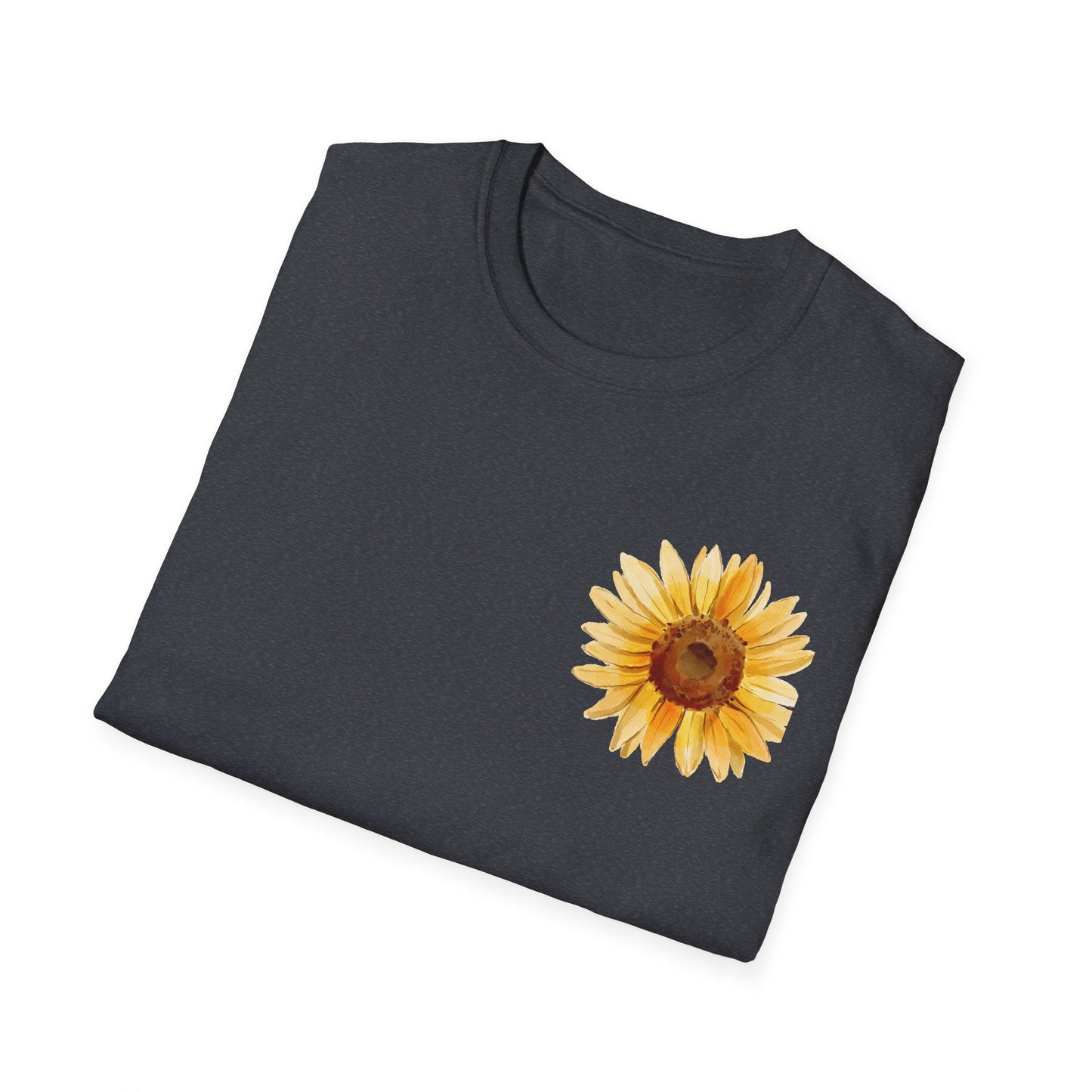 Sunflower Bloom Unisex T-Shirt | Positive Vibes Apparel | Gift for Flower Lovers | Spring Style | Botanical Tee, Inspirational Shirt