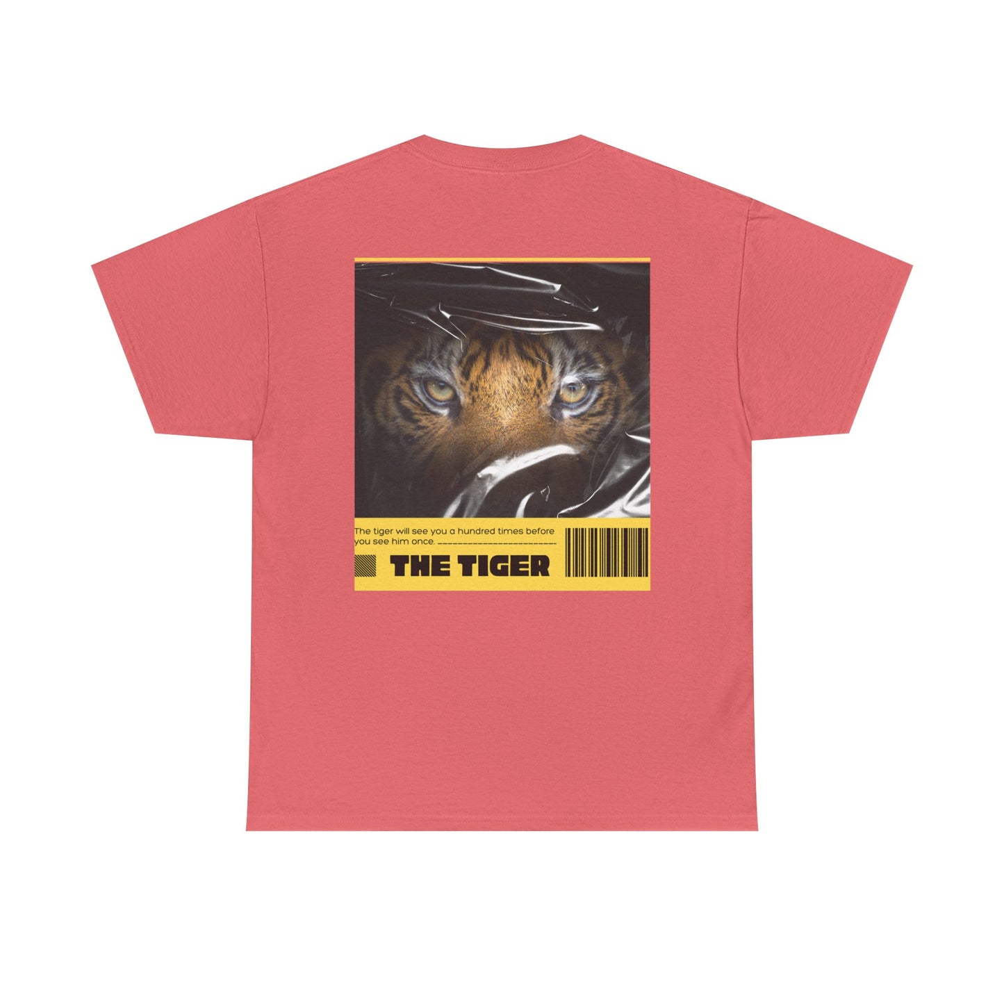 Fierce Tiger Graphic Tee, Unisex Cotton T-Shirt, Animal Lover Shirt, Wildlife Tee, Nature Enthusiast Gift