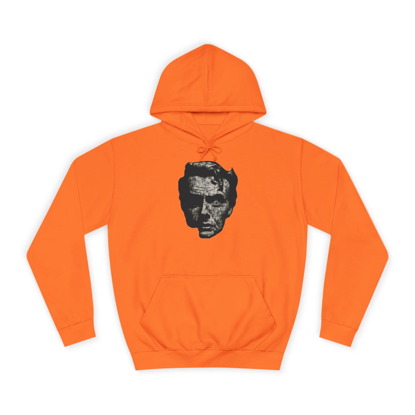 Unisex College Hoodie | Vintage Skull Design, Trendy Streetwear, Gift for Students, Cozy Outfit, Ideal for Fall