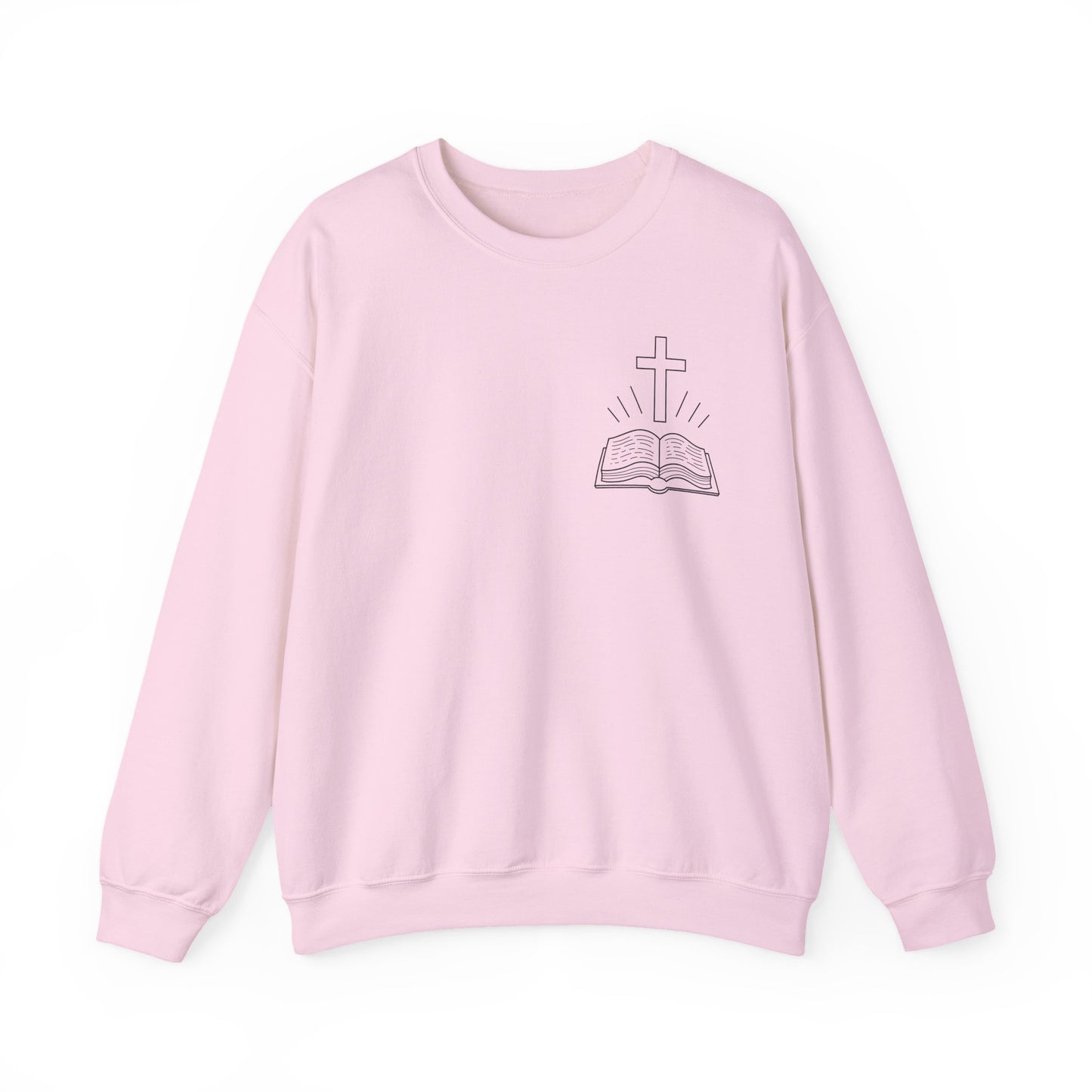 Faith-Inspired Unisex Crewneck Sweatshirt, Inspirational Sweatshirt, Religious Gift, Christian Apparel, Scripture Quote Sweatshirt, [...]