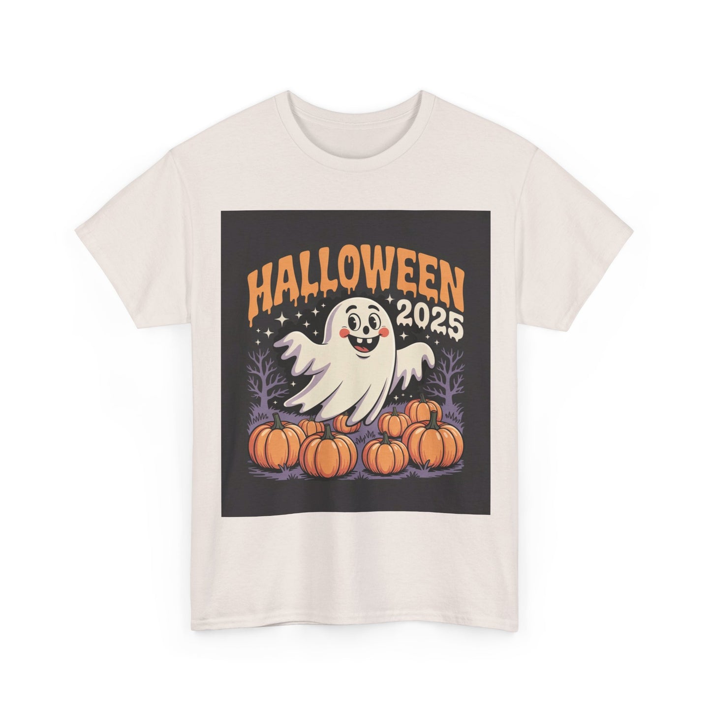Halloween Ghost Unisex Tee - Celebrate with Style, Perfect for Parties, Fall Festivities, and Carving Pumpkins