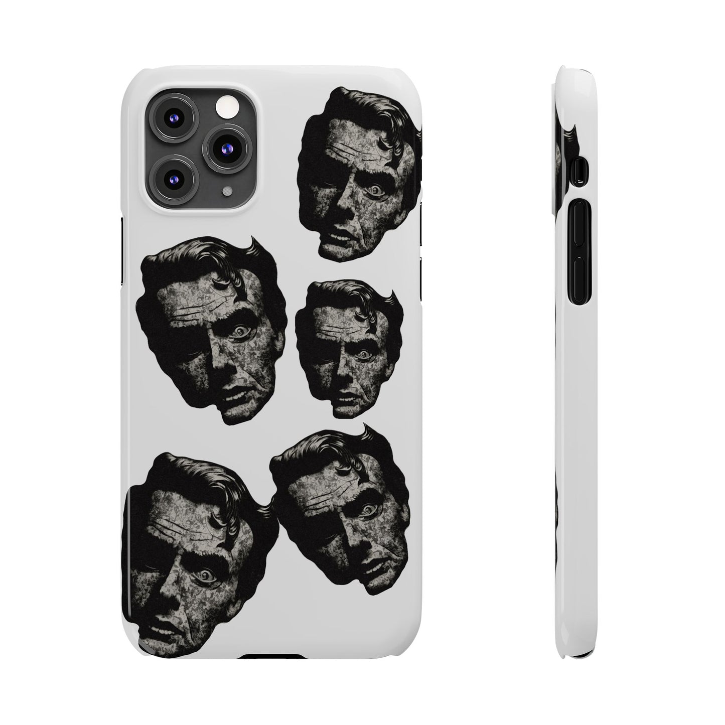 Artistic Slim Phone Cases with Unique Face Design, Trendy Accessories, Gift for Art Lovers, Stylish Phone Covers, Modern Tech [...]