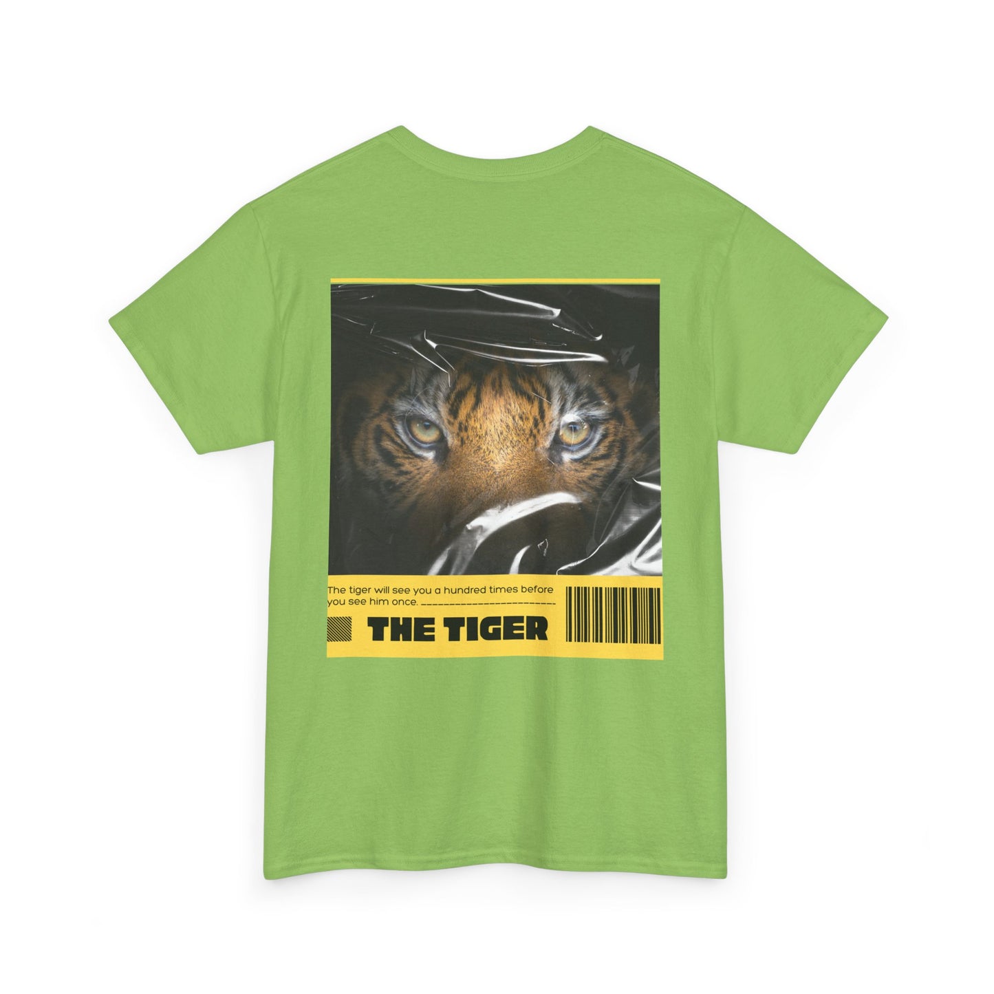 Fierce Tiger Graphic Tee, Unisex Cotton T-Shirt, Animal Lover Shirt, Wildlife Tee, Nature Enthusiast Gift