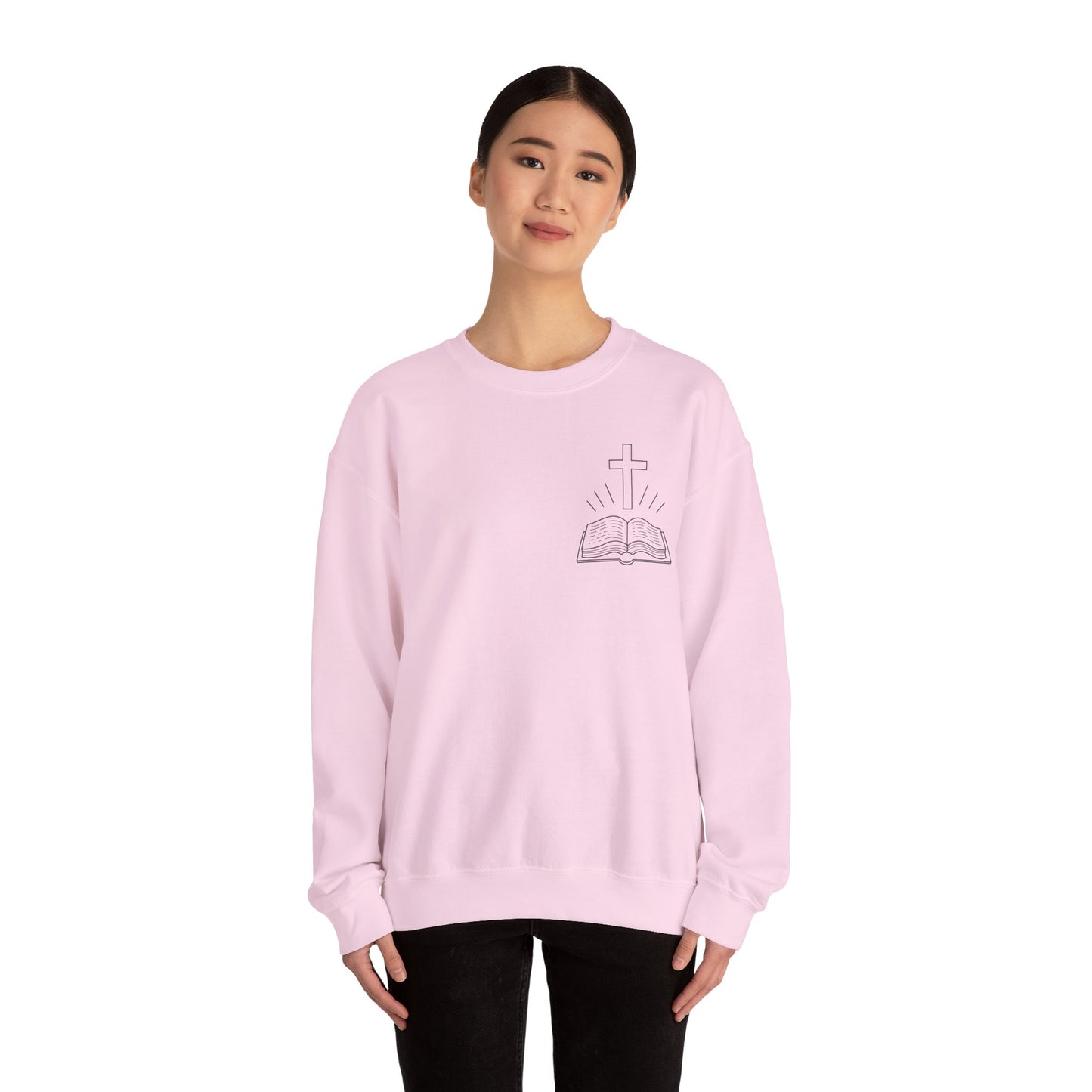 Faith-Inspired Unisex Crewneck Sweatshirt, Inspirational Sweatshirt, Religious Gift, Christian Apparel, Scripture Quote Sweatshirt, [...]