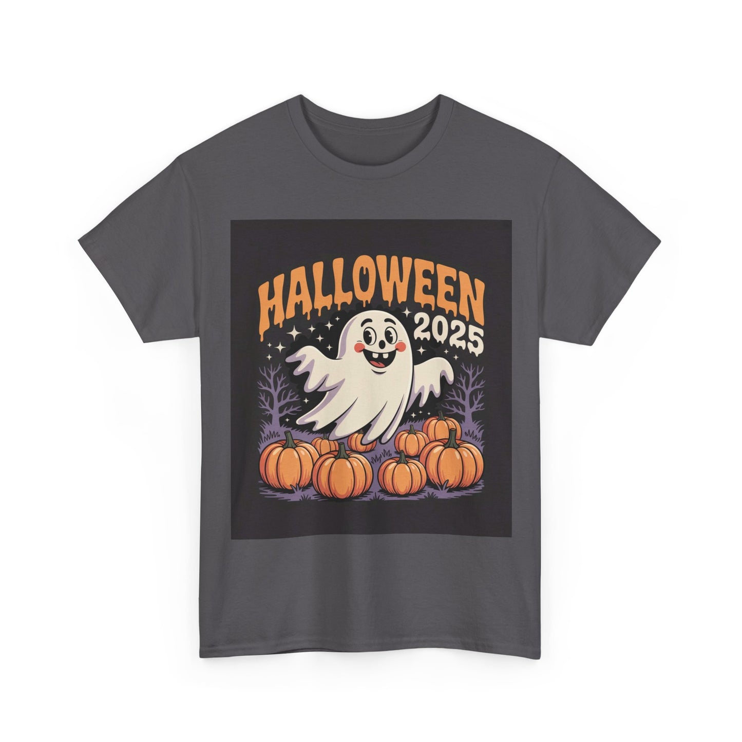 Halloween Ghost Unisex Tee - Celebrate with Style, Perfect for Parties, Fall Festivities, and Carving Pumpkins