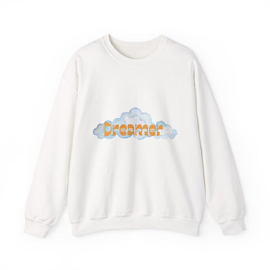 Dreamer Crewneck Sweatshirt | Cozy Relaxation | Gift for Dreamers | Fall/Winter Style | Inspirational Fashion