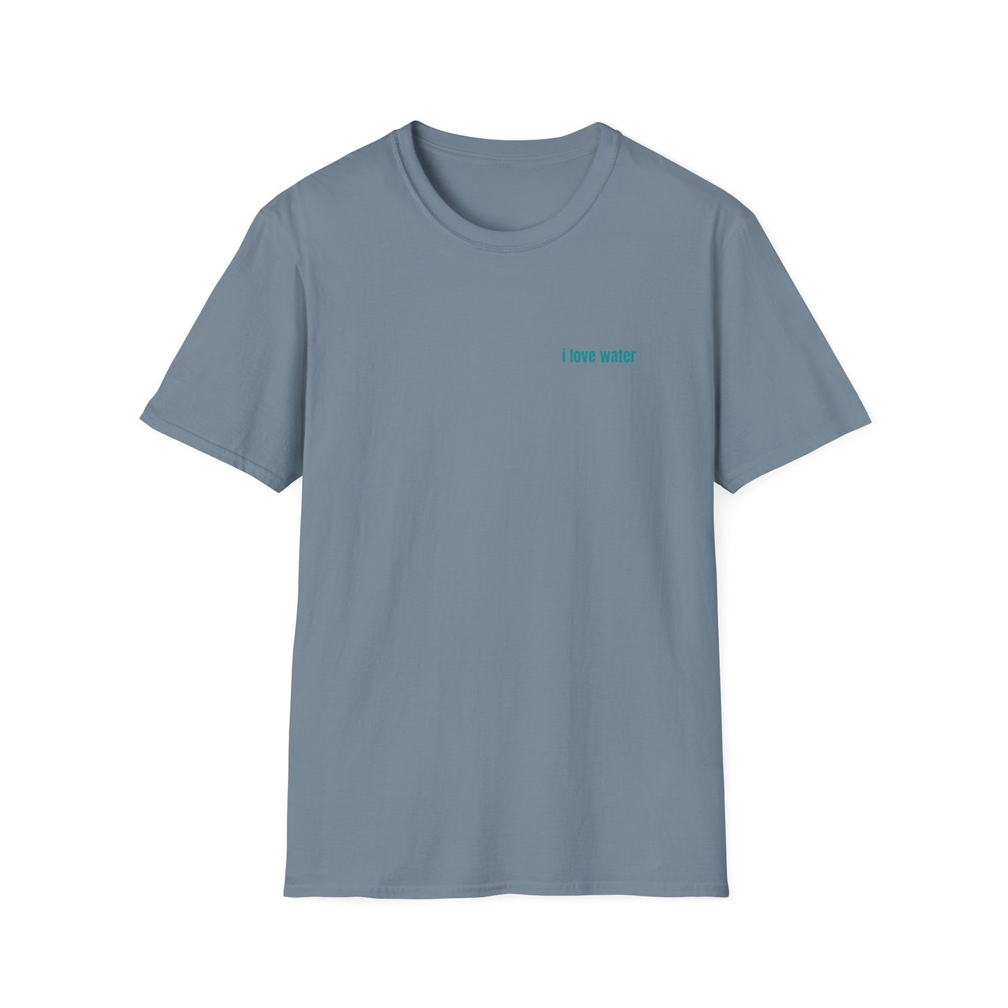 Water Wave Unisex Softstyle T-Shirt | Eco-Friendly, Casual Wear, Gift for Water Lovers, Summer Style, Nature Tees