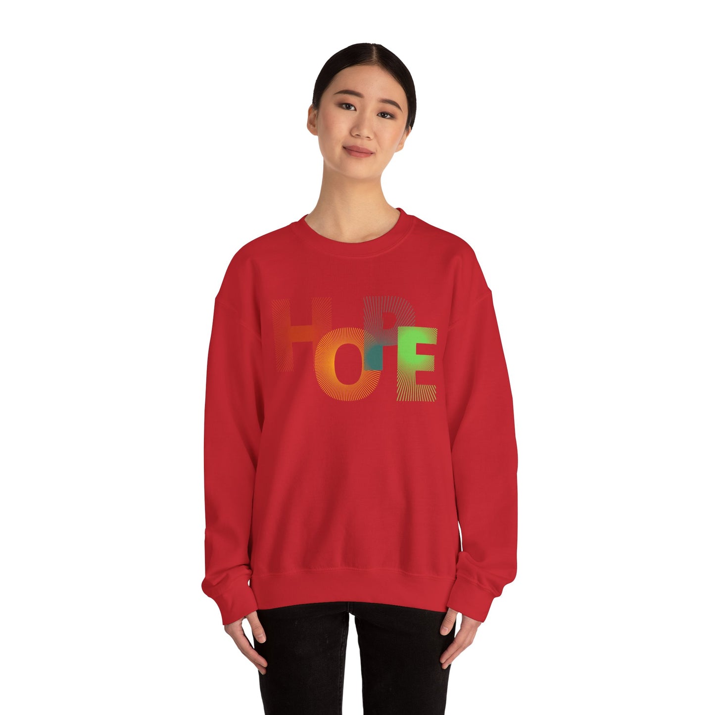 Unisex Hope Sweatshirt, Cozy Crewneck, Gift for Her/Him, Inspirational Apparel, Perfect for Spring