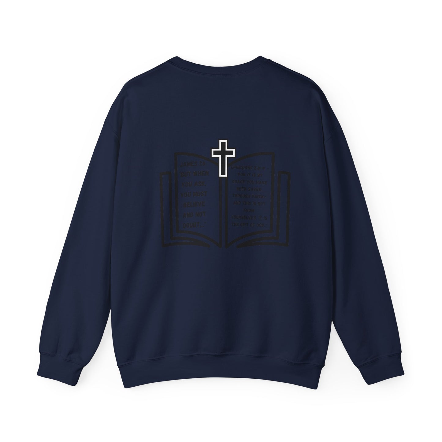 Faith-Inspired Unisex Crewneck Sweatshirt, Inspirational Sweatshirt, Religious Gift, Christian Apparel, Scripture Quote Sweatshirt, [...]