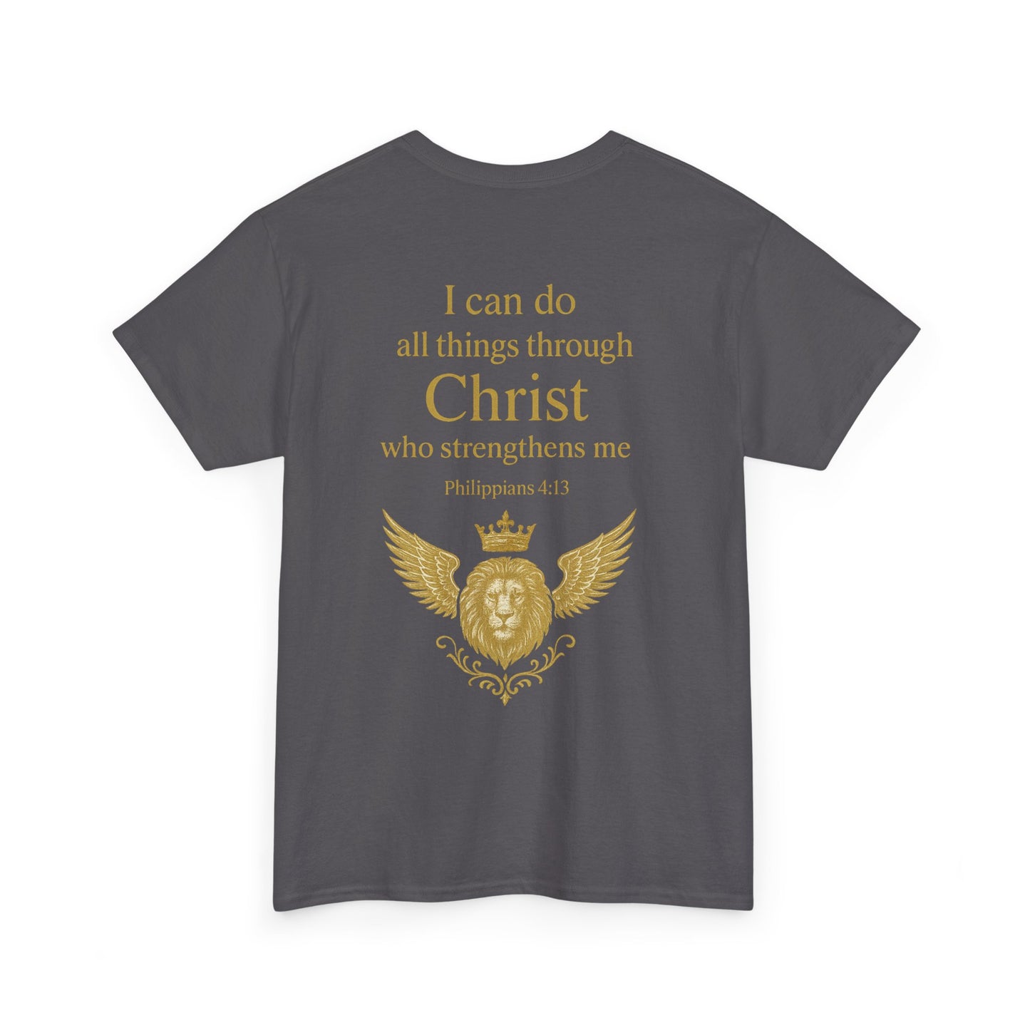 Inspirational Unisex T-Shirt - Spiritual Strength, Faith Apparel, Bible Verse Tee, Motivational Gift, Christian Wear