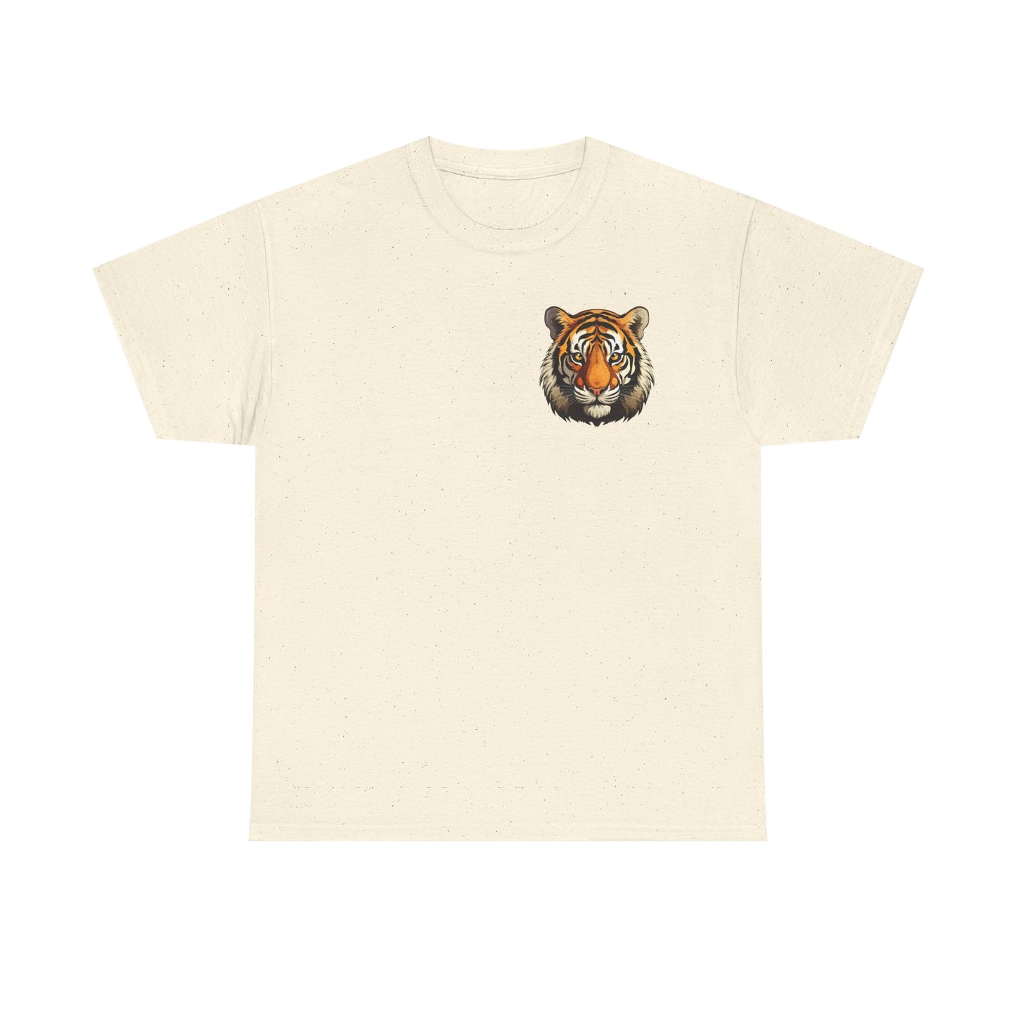 Fierce Tiger Graphic Tee, Unisex Cotton T-Shirt, Animal Lover Shirt, Wildlife Tee, Nature Enthusiast Gift