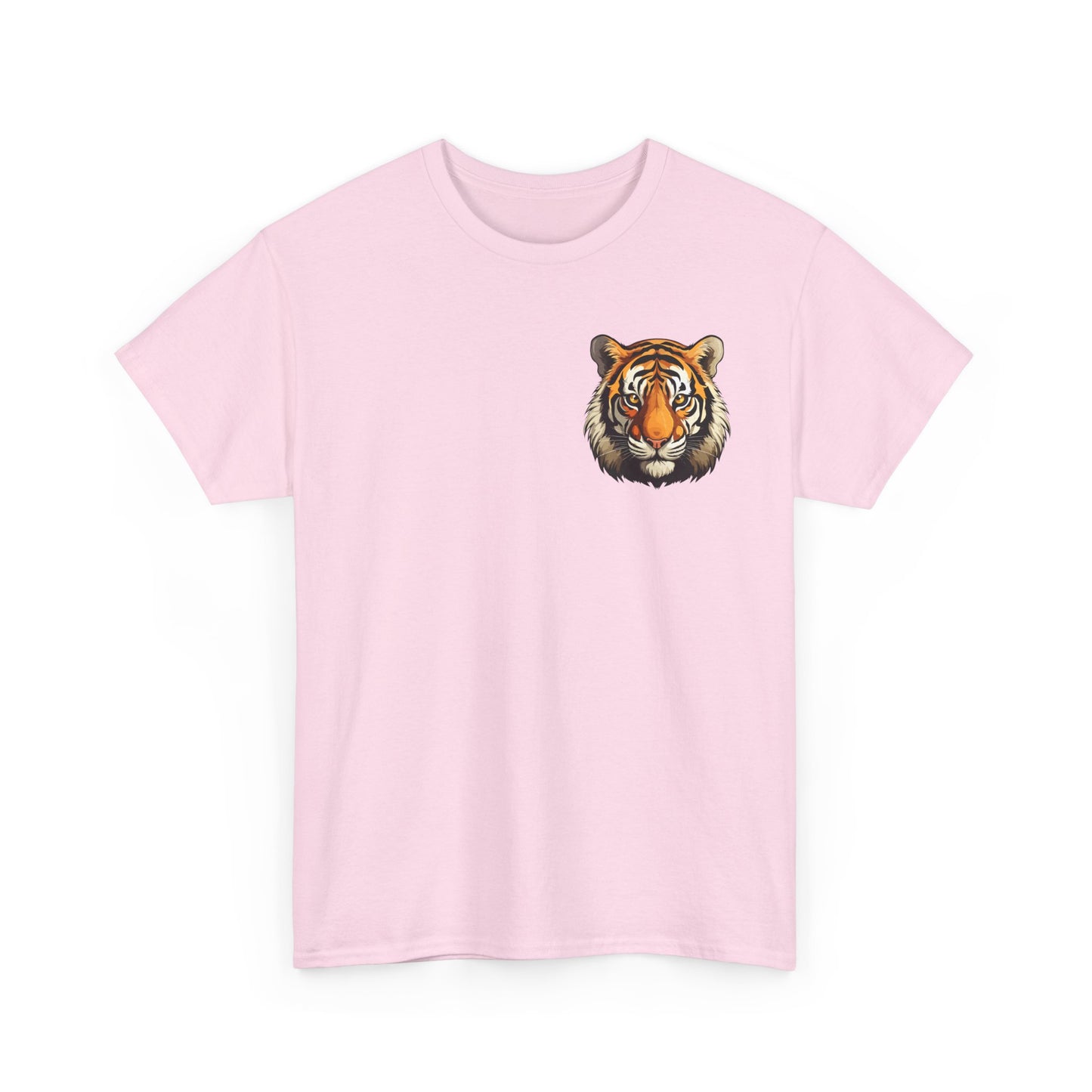 Fierce Tiger Graphic Tee, Unisex Cotton T-Shirt, Animal Lover Shirt, Wildlife Tee, Nature Enthusiast Gift