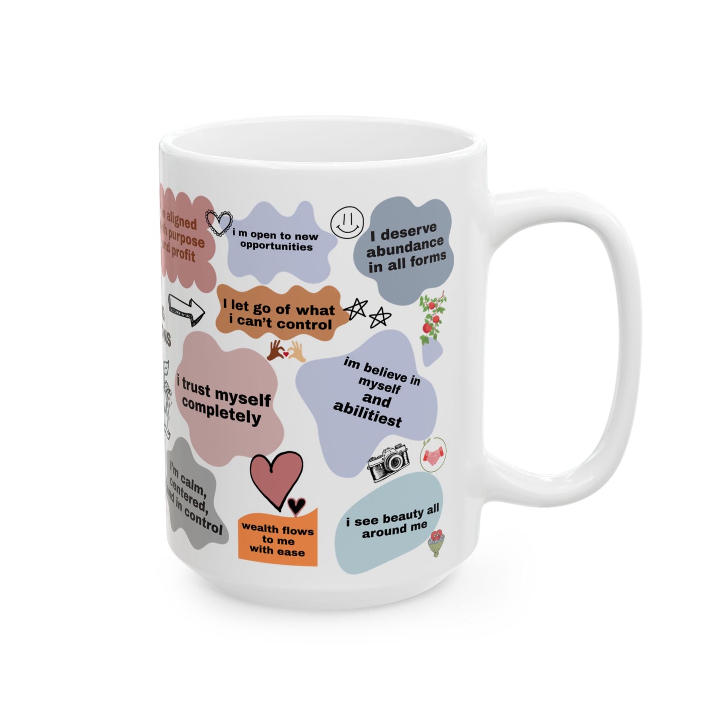 Motivational Affirmation Ceramic Mug, Inspirational Coffee Cup for Teachers, Daily Encouragement Gift, Self-Care and Positivity Mug, [...]