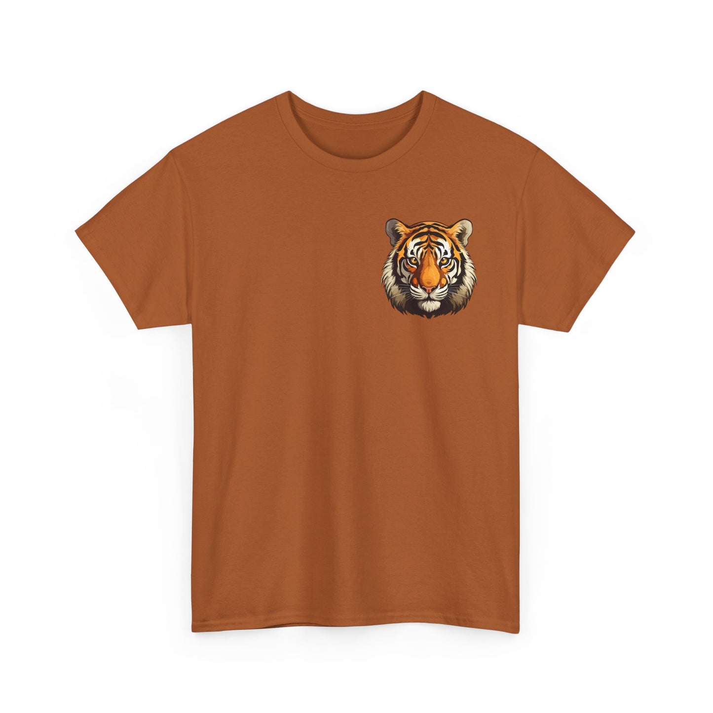 Fierce Tiger Graphic Tee, Unisex Cotton T-Shirt, Animal Lover Shirt, Wildlife Tee, Nature Enthusiast Gift