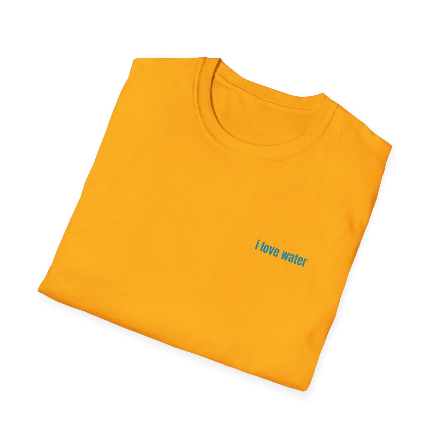 Water Wave Unisex Softstyle T-Shirt | Eco-Friendly, Casual Wear, Gift for Water Lovers, Summer Style, Nature Tees