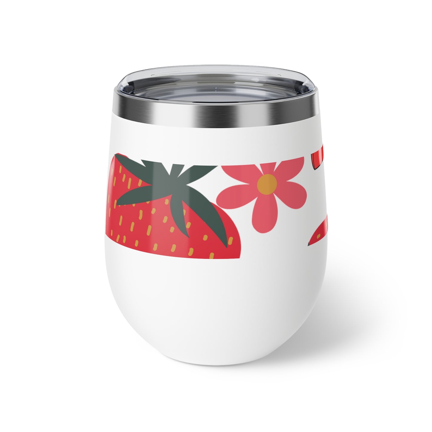 Cute Floral Insulated Cup - Perfect for Summer Picnics, Coffee Lovers, Gifts for Her, Beach Days, Outdoor Adventures