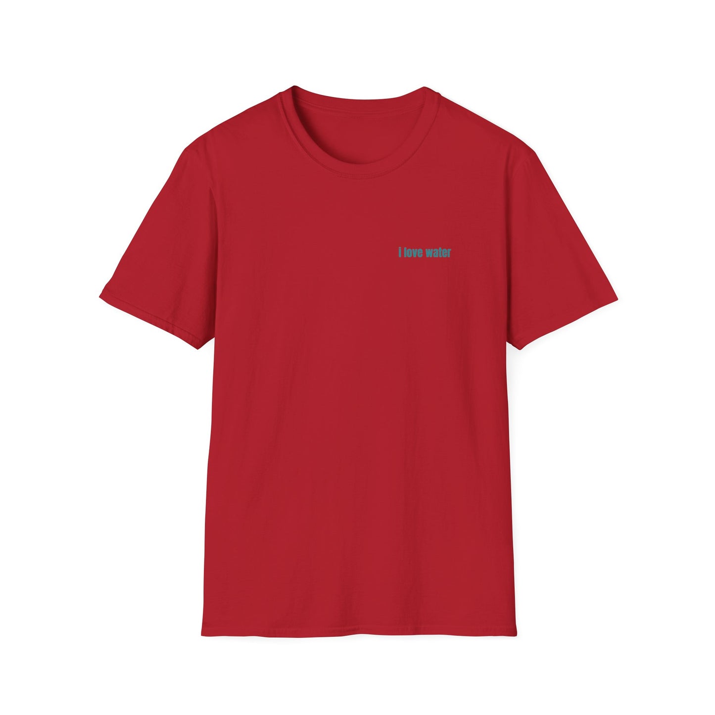 Water Wave Unisex Softstyle T-Shirt | Eco-Friendly, Casual Wear, Gift for Water Lovers, Summer Style, Nature Tees