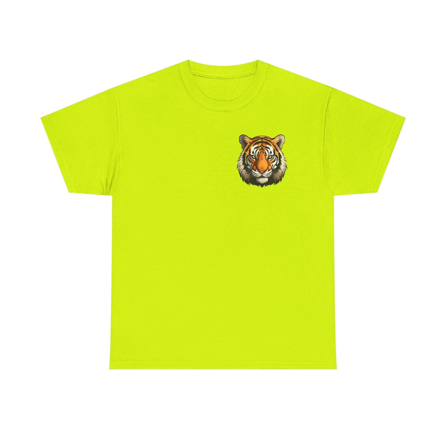 Fierce Tiger Graphic Tee, Unisex Cotton T-Shirt, Animal Lover Shirt, Wildlife Tee, Nature Enthusiast Gift