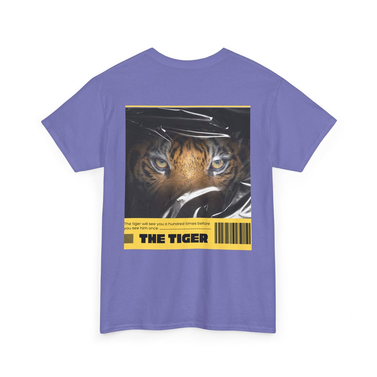 Fierce Tiger Graphic Tee, Unisex Cotton T-Shirt, Animal Lover Shirt, Wildlife Tee, Nature Enthusiast Gift