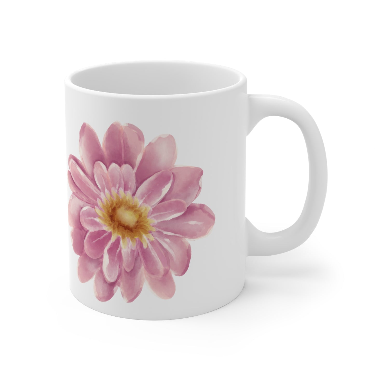 Personalized Floral Letter Coffee Mug, Custom Initial Cup, Gift for Her, Mother's Day, Birthday, Coffee Lover's Cup