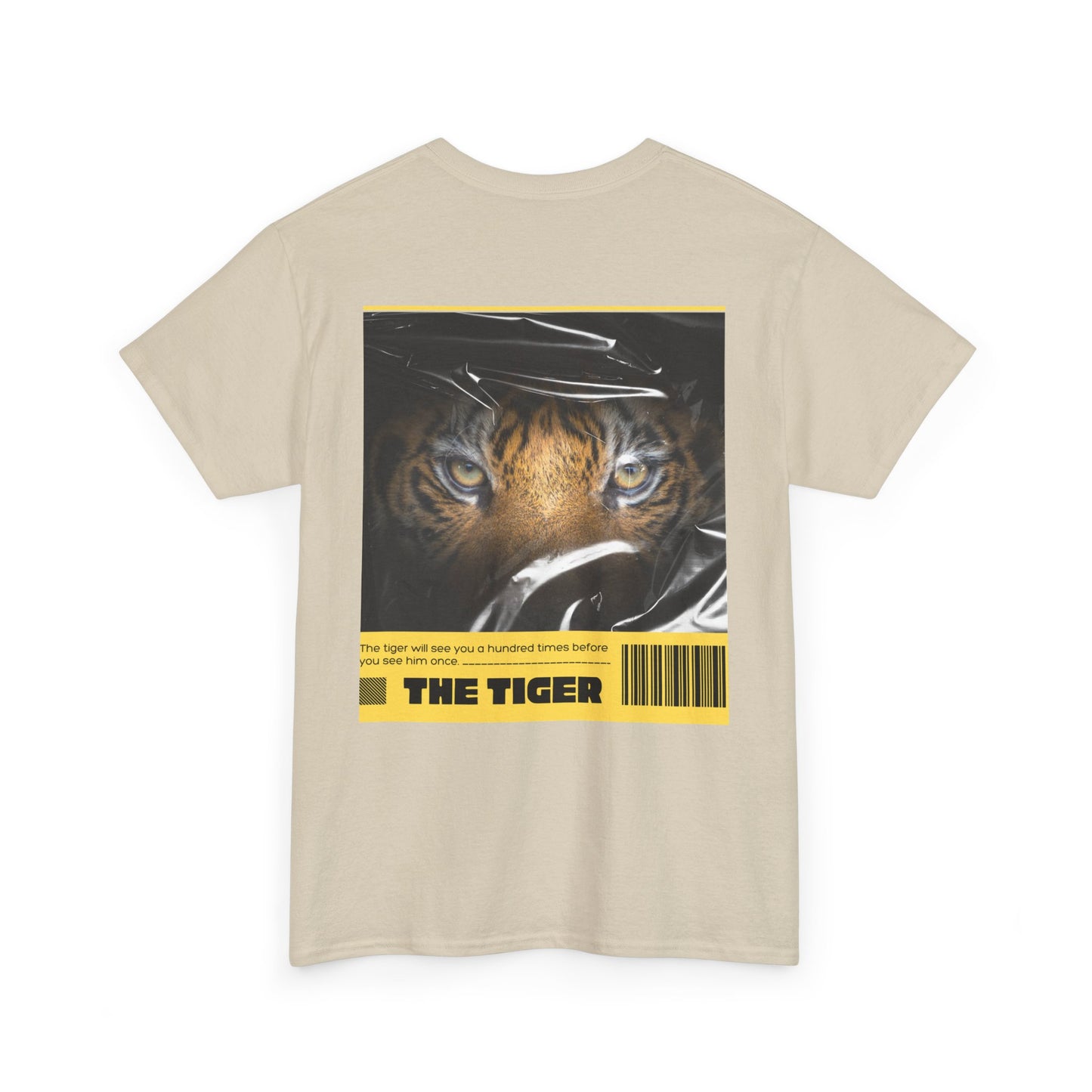 Fierce Tiger Graphic Tee, Unisex Cotton T-Shirt, Animal Lover Shirt, Wildlife Tee, Nature Enthusiast Gift