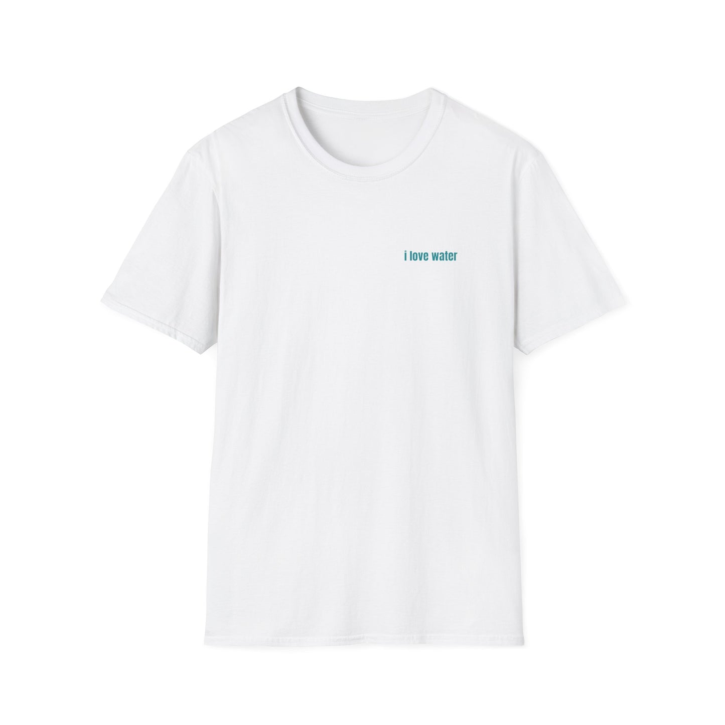 Water Wave Unisex Softstyle T-Shirt | Eco-Friendly, Casual Wear, Gift for Water Lovers, Summer Style, Nature Tees