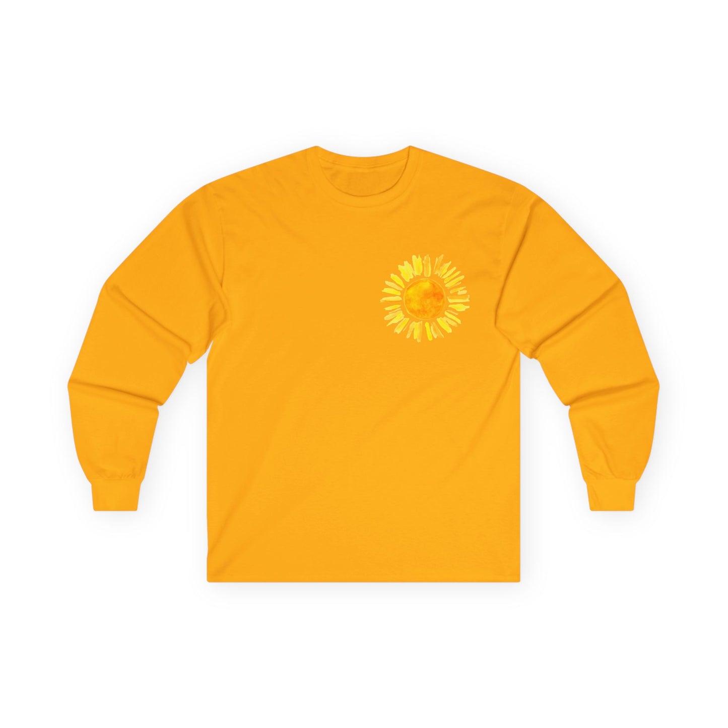 Sunrise Flamingo Long Sleeve Tee, Vacation Shirt, Casual Outfit, Summer Apparel, Gift for Beach Lovers, Graphic Tee, Relaxed Fit