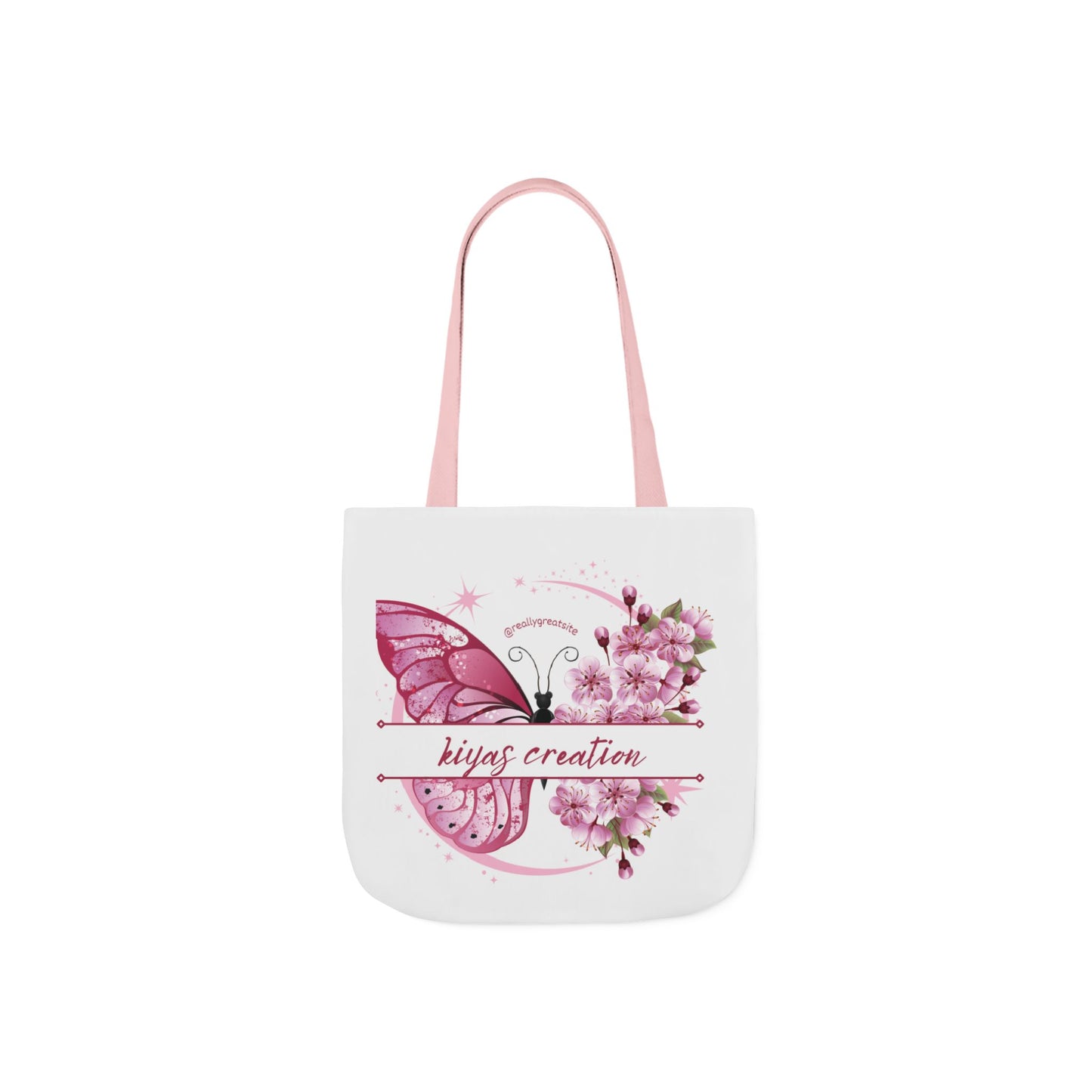 Butterfly Garden Canvas Tote Bag, Floral Tote, Eco-Friendly Shopping Bag, Spring Gift, Personalized Bag, Cute Carryall