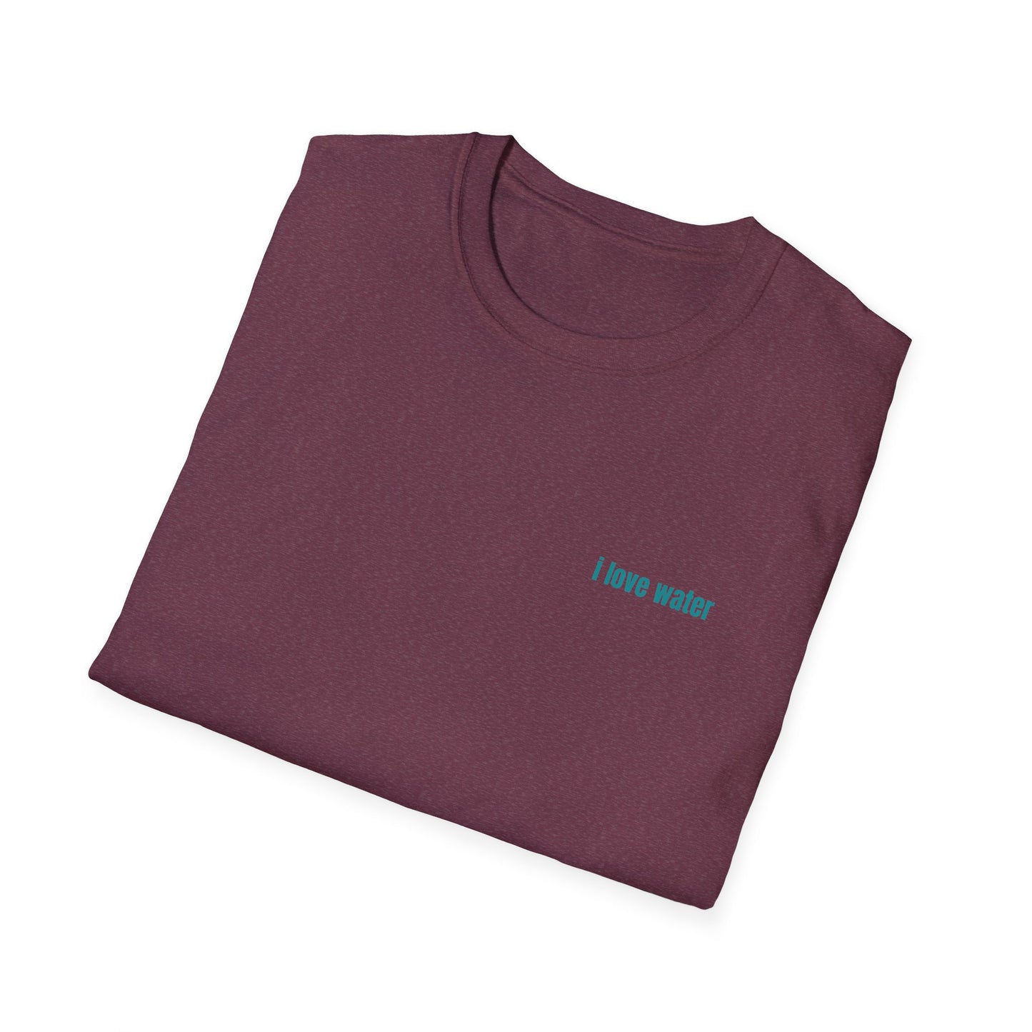 Water Wave Unisex Softstyle T-Shirt | Eco-Friendly, Casual Wear, Gift for Water Lovers, Summer Style, Nature Tees