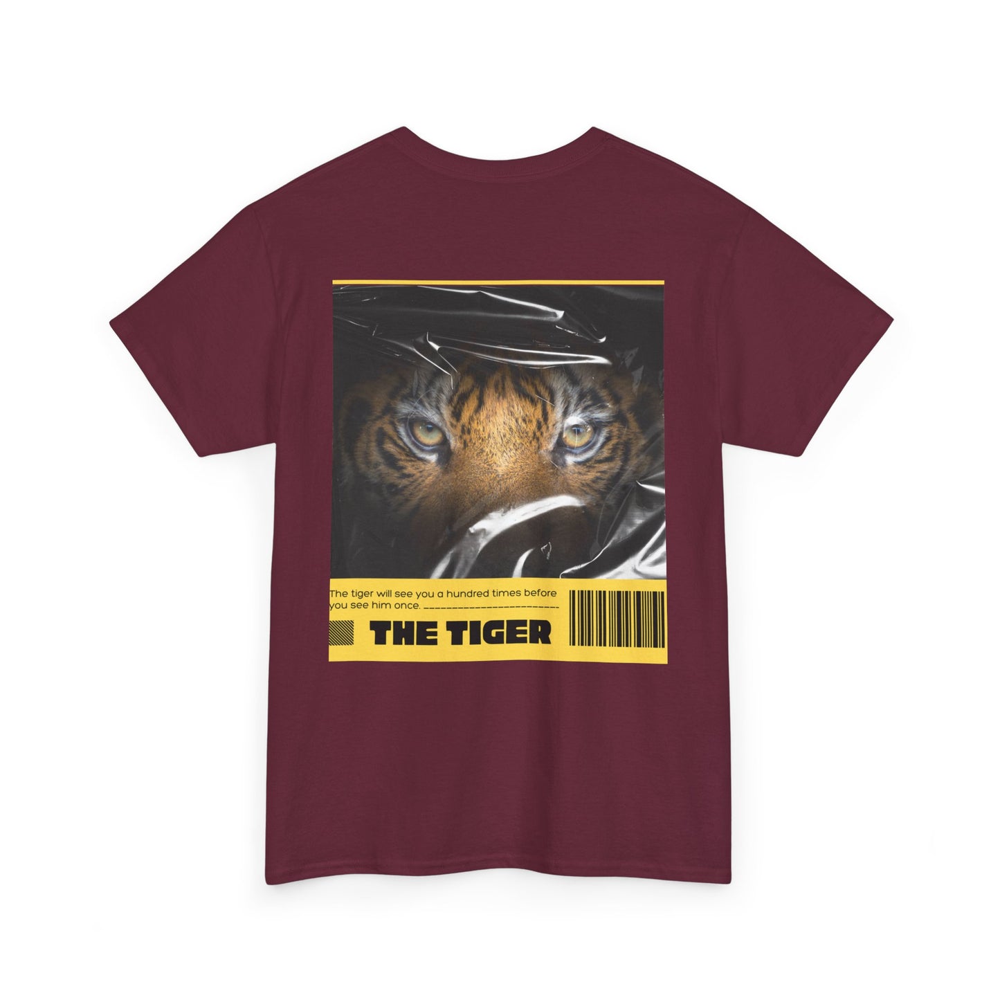 Fierce Tiger Graphic Tee, Unisex Cotton T-Shirt, Animal Lover Shirt, Wildlife Tee, Nature Enthusiast Gift