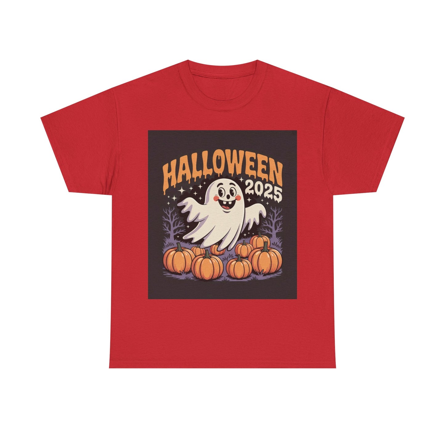 Halloween Ghost Unisex Tee - Celebrate with Style, Perfect for Parties, Fall Festivities, and Carving Pumpkins