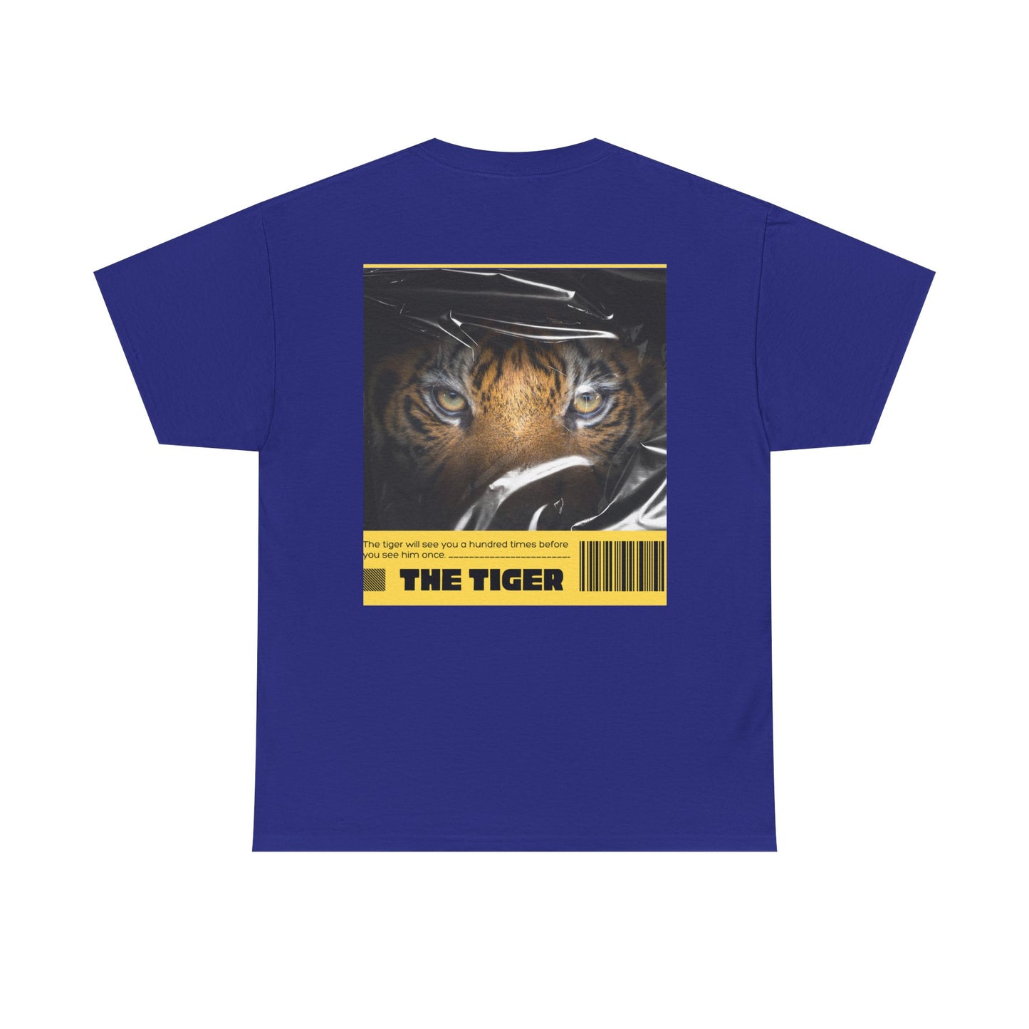 Fierce Tiger Graphic Tee, Unisex Cotton T-Shirt, Animal Lover Shirt, Wildlife Tee, Nature Enthusiast Gift