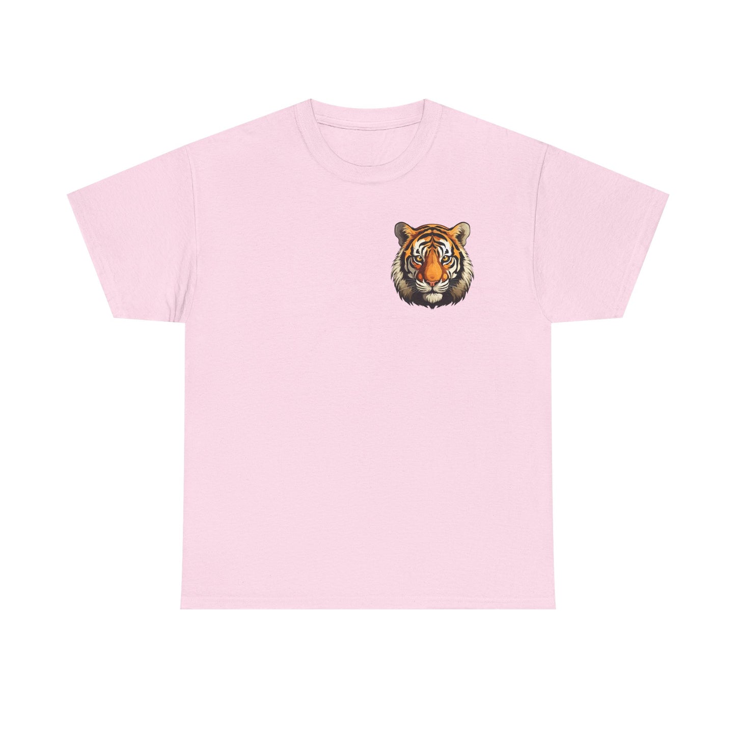 Fierce Tiger Graphic Tee, Unisex Cotton T-Shirt, Animal Lover Shirt, Wildlife Tee, Nature Enthusiast Gift