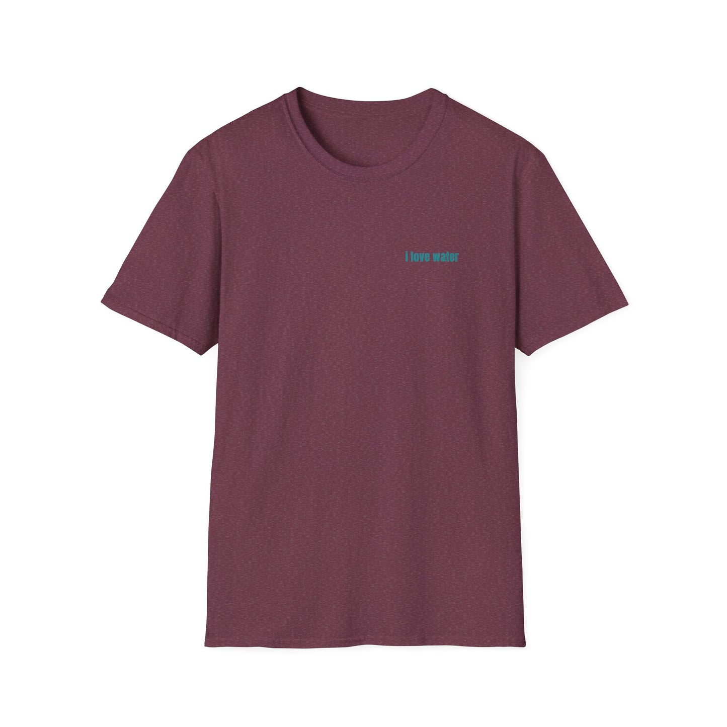Water Wave Unisex Softstyle T-Shirt | Eco-Friendly, Casual Wear, Gift for Water Lovers, Summer Style, Nature Tees