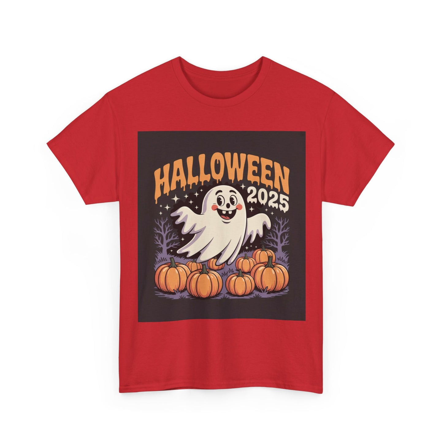 Halloween Ghost Unisex Tee - Celebrate with Style, Perfect for Parties, Fall Festivities, and Carving Pumpkins