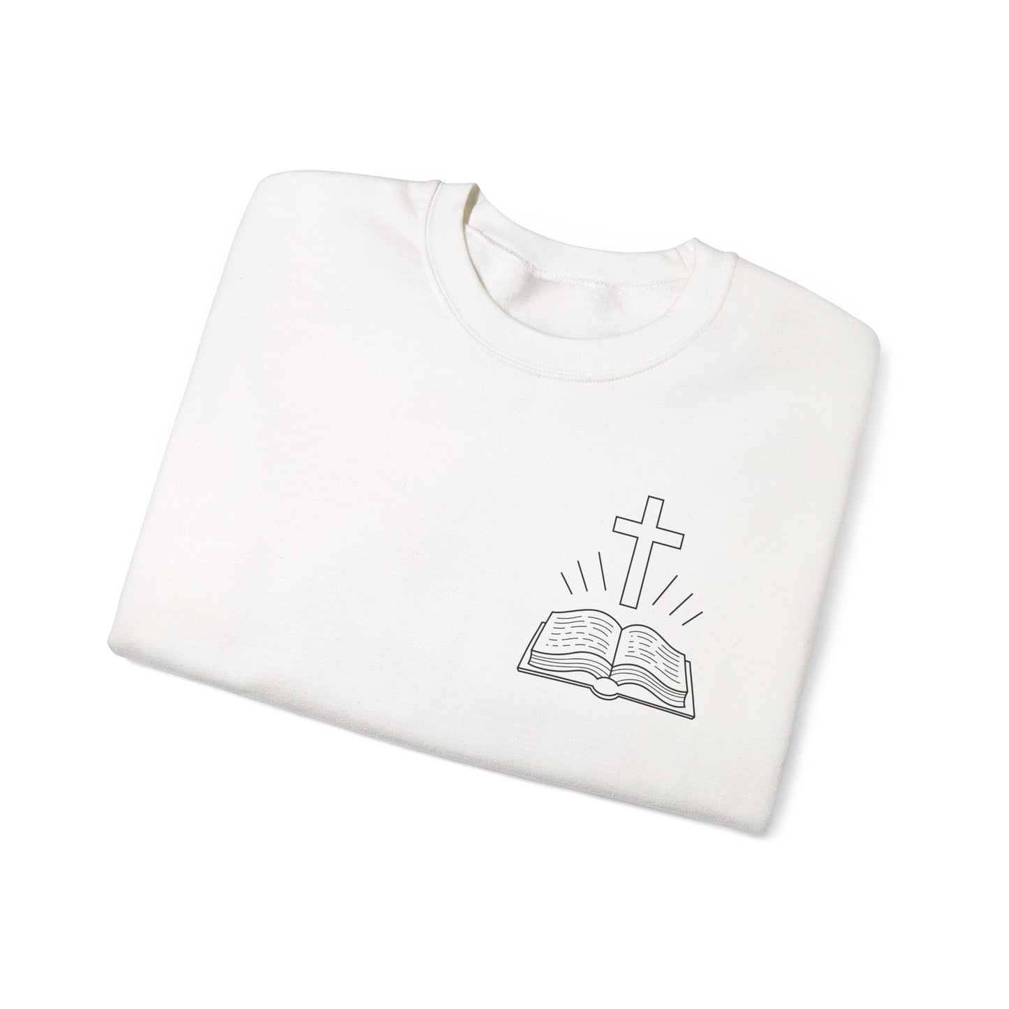 Faith-Inspired Unisex Crewneck Sweatshirt, Inspirational Sweatshirt, Religious Gift, Christian Apparel, Scripture Quote Sweatshirt, [...]