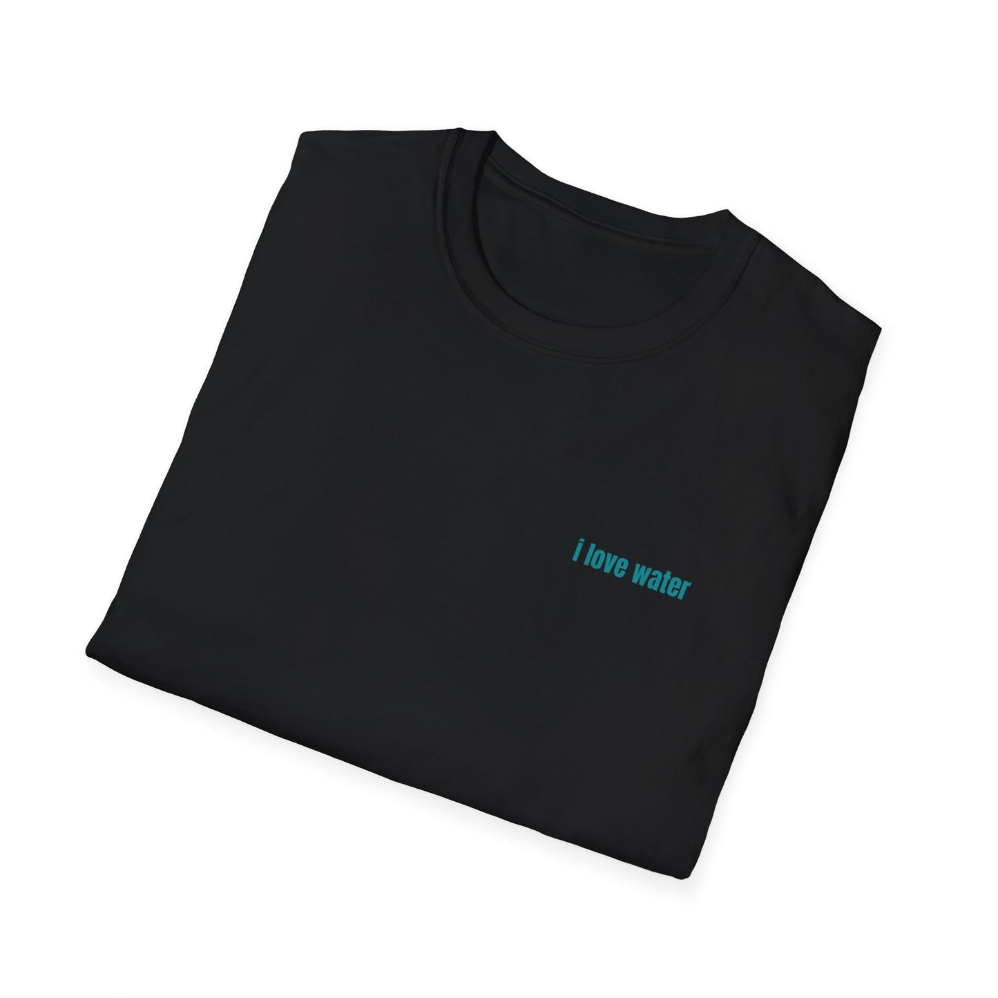 Water Wave Unisex Softstyle T-Shirt | Eco-Friendly, Casual Wear, Gift for Water Lovers, Summer Style, Nature Tees