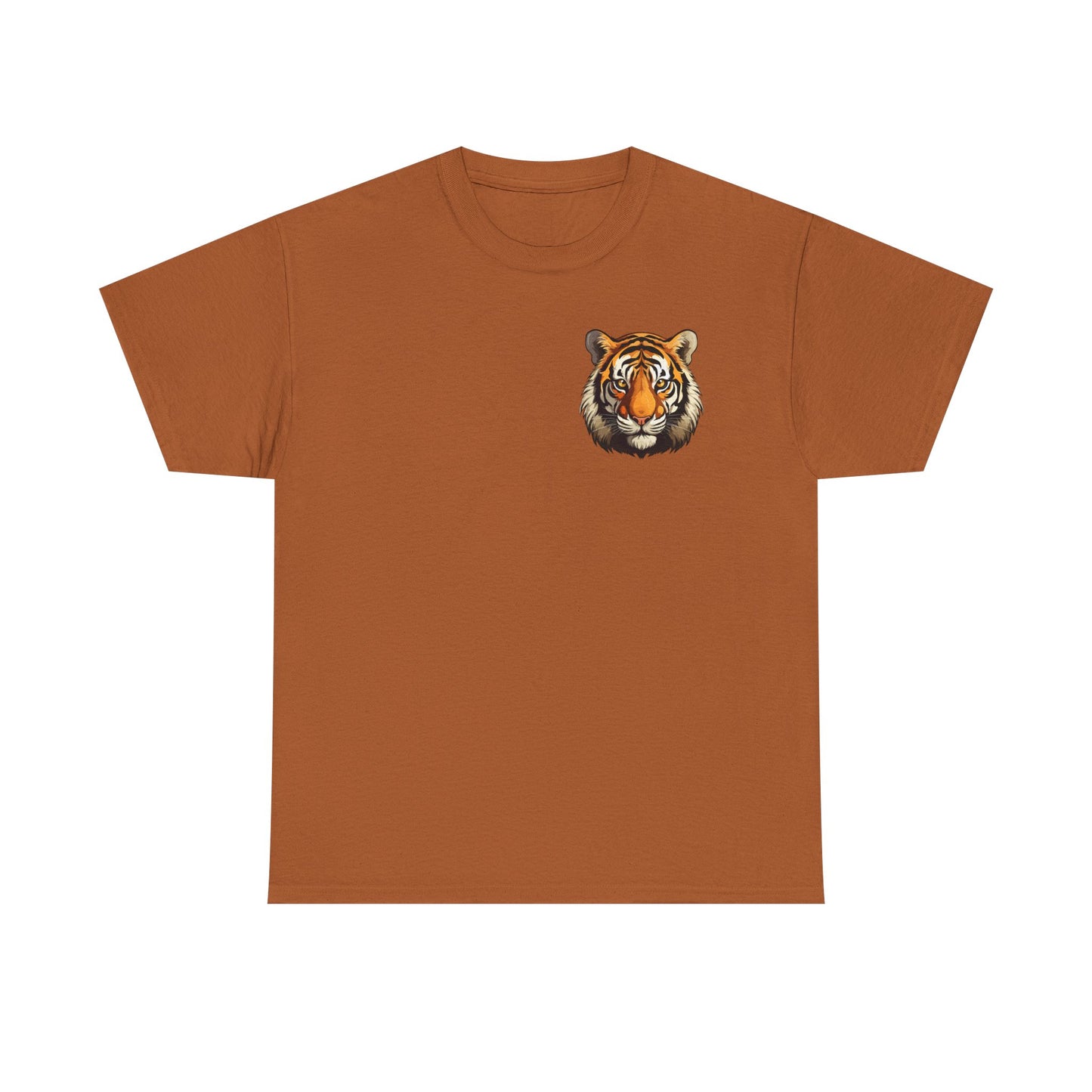 Fierce Tiger Graphic Tee, Unisex Cotton T-Shirt, Animal Lover Shirt, Wildlife Tee, Nature Enthusiast Gift