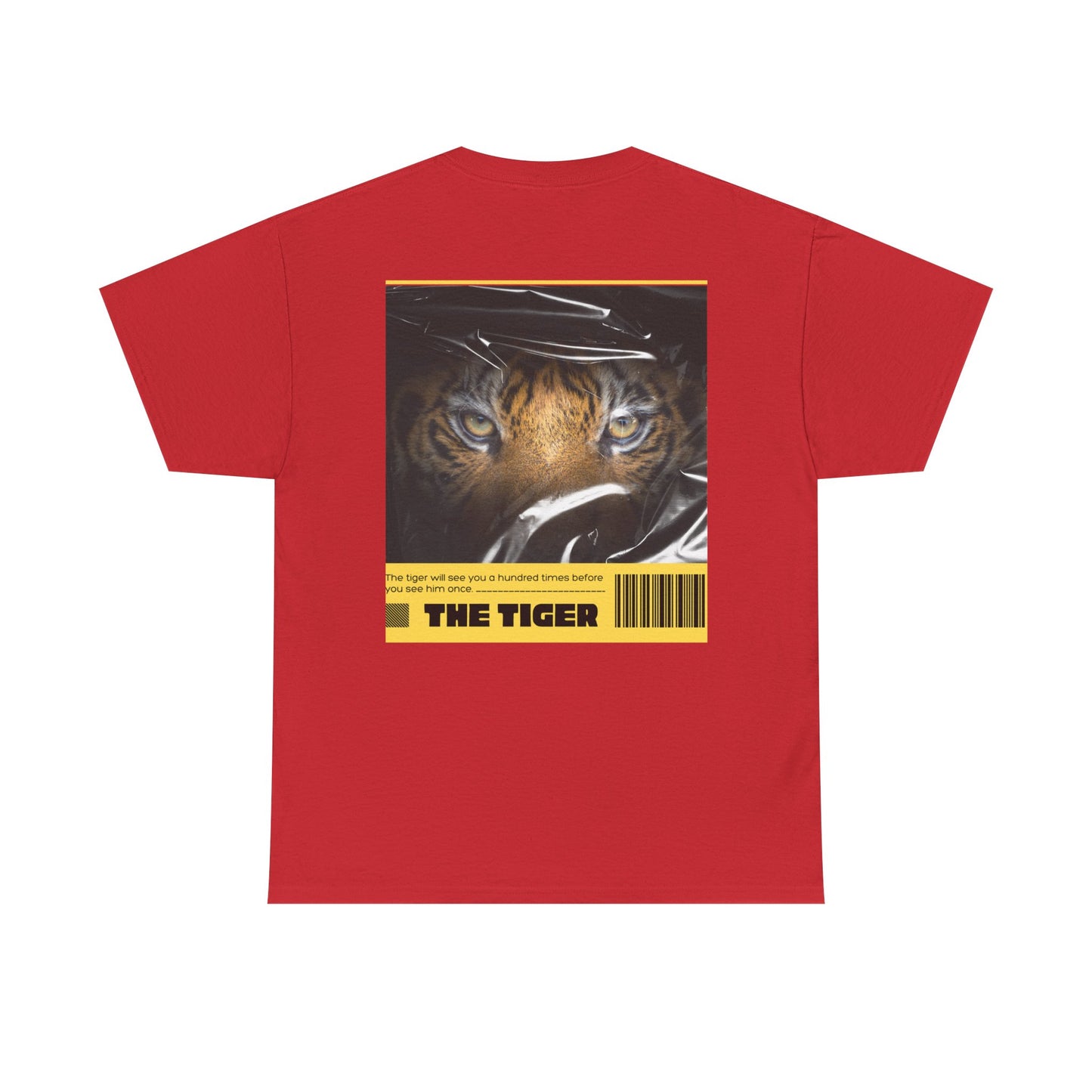 Fierce Tiger Graphic Tee, Unisex Cotton T-Shirt, Animal Lover Shirt, Wildlife Tee, Nature Enthusiast Gift
