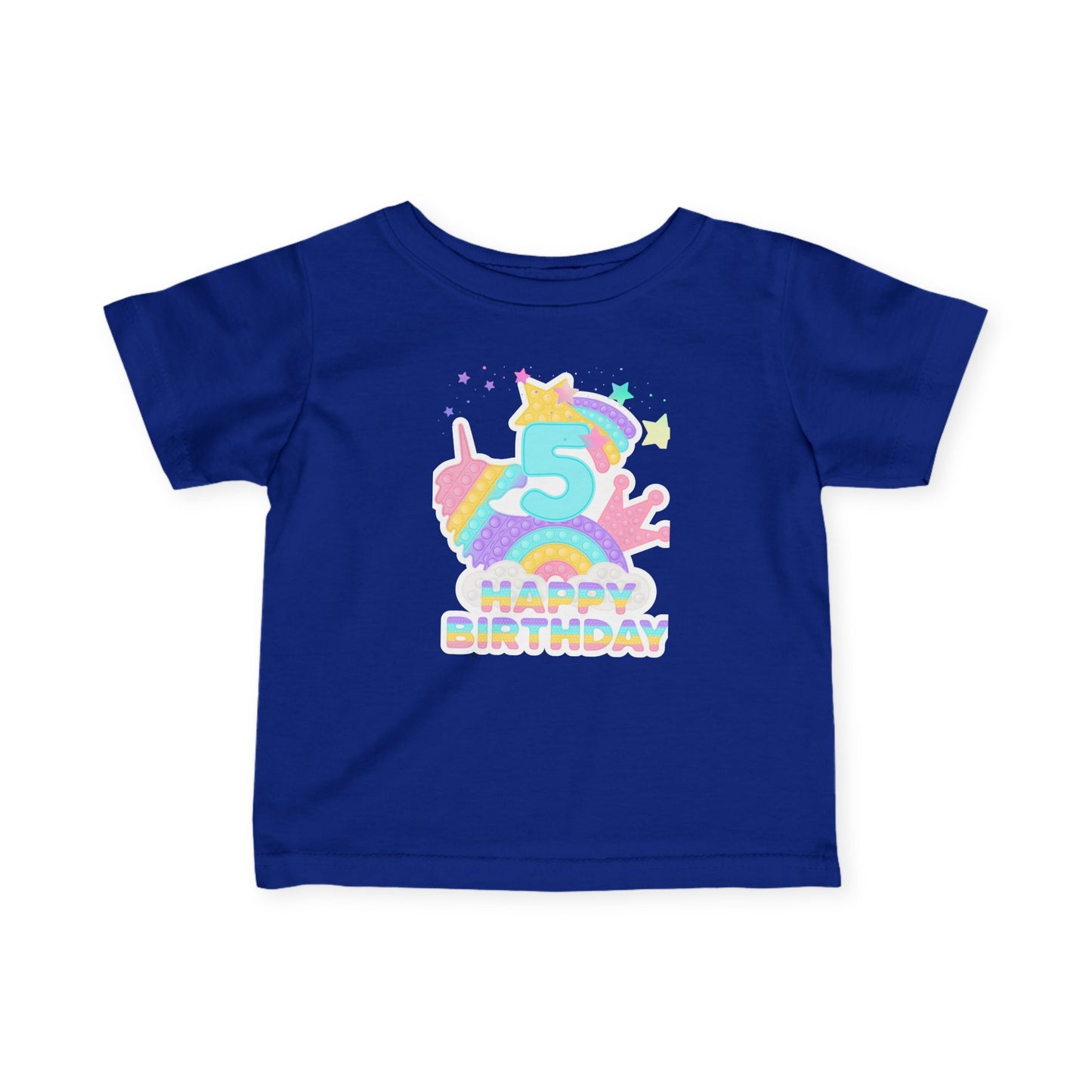 Whimsical Birthday Tee for Infants, Happy Birthday Tee, Unicorn Birthday Shirt, Toddler Party Outfit, First Birthday Gift