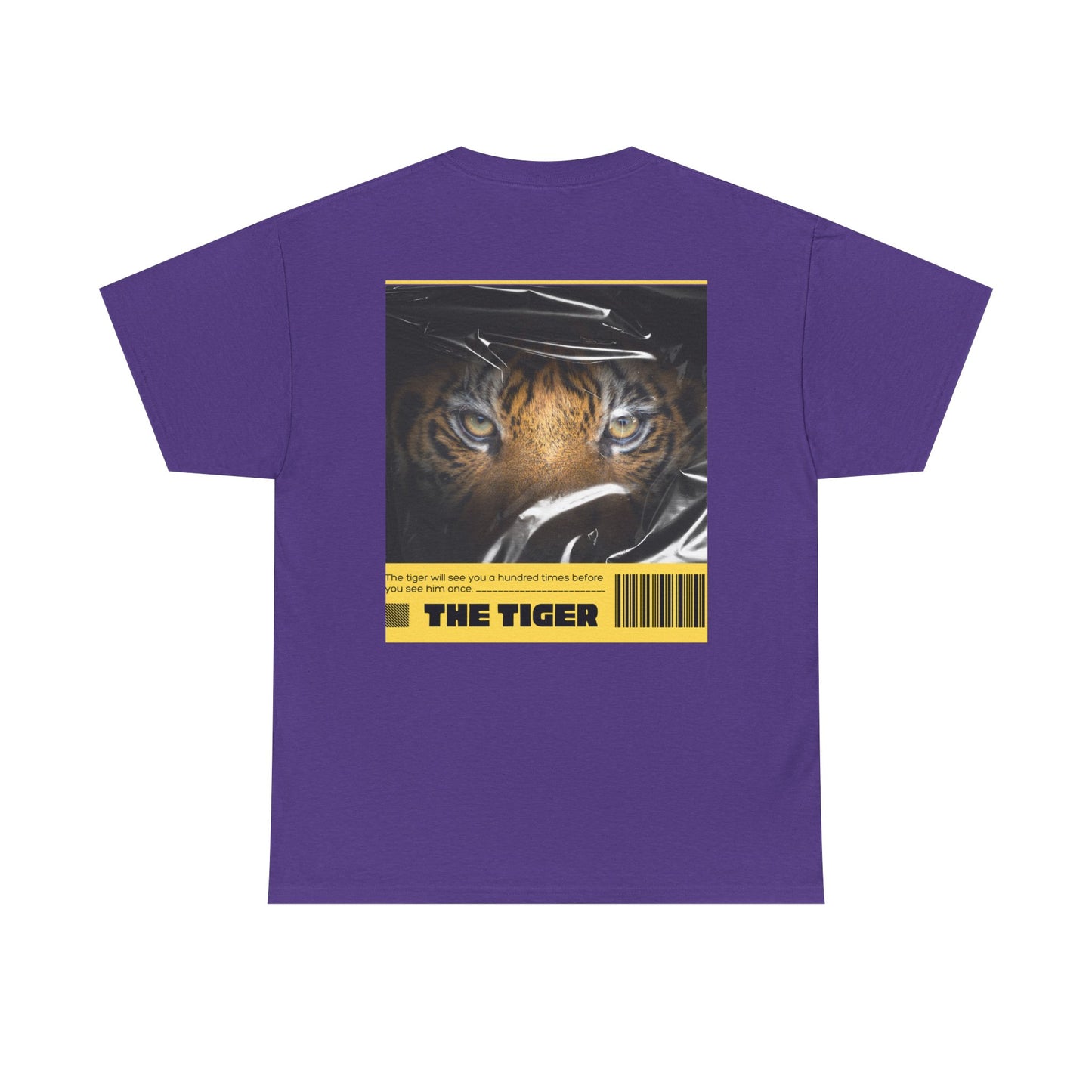 Fierce Tiger Graphic Tee, Unisex Cotton T-Shirt, Animal Lover Shirt, Wildlife Tee, Nature Enthusiast Gift