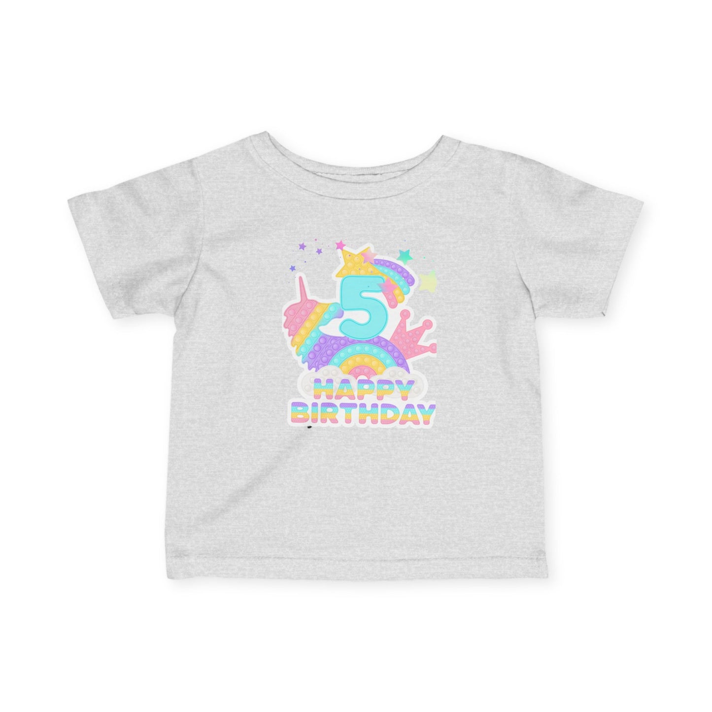 Whimsical Birthday Tee for Infants, Happy Birthday Tee, Unicorn Birthday Shirt, Toddler Party Outfit, First Birthday Gift