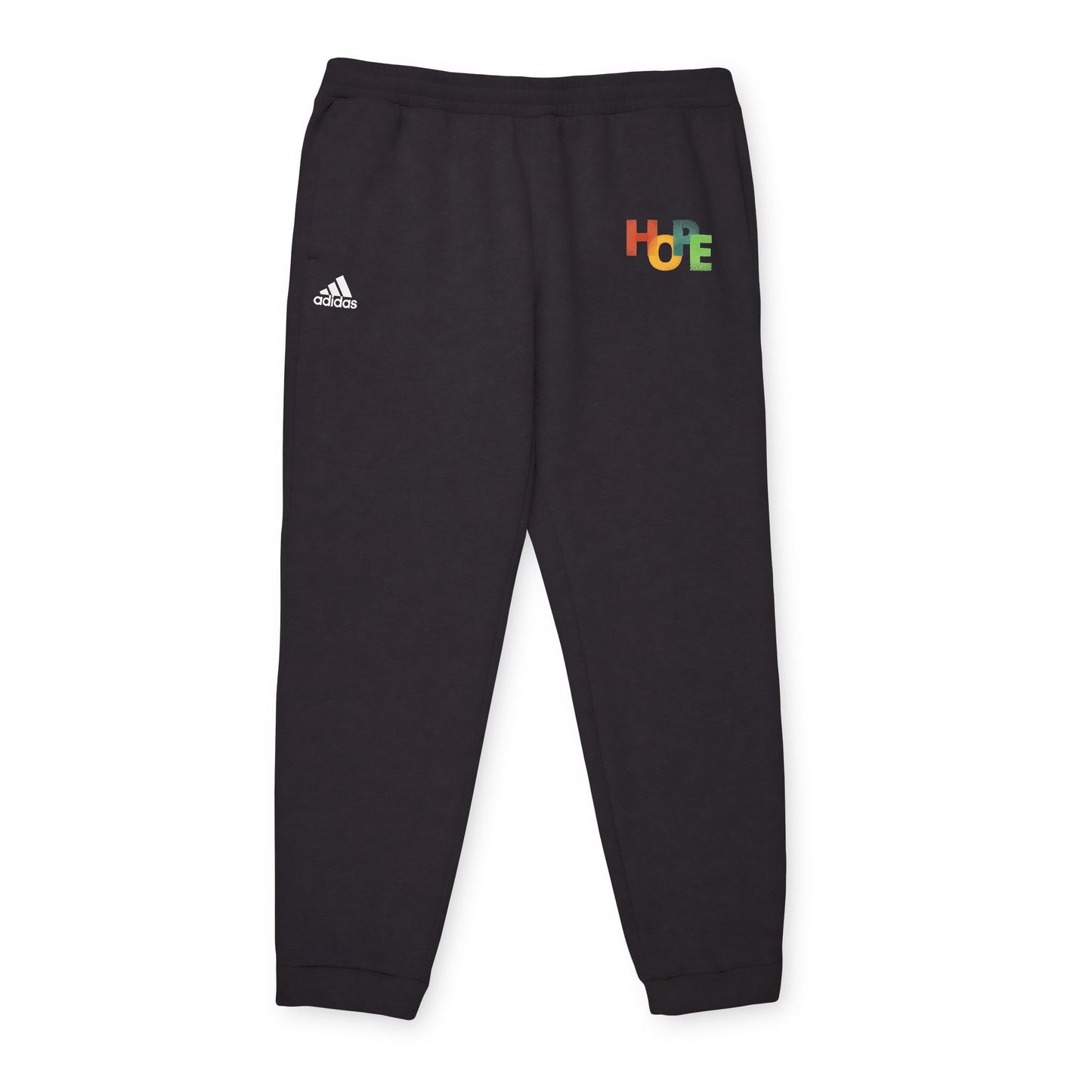 Cozy Unisex Joggers with Colorful 'HOPE' Design | Casual Wear, Athleisure, Gift for Him/Her, Comfortable Lounge Pants, Holiday Apparel