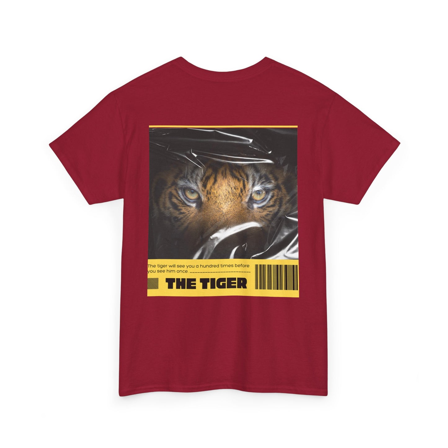 Fierce Tiger Graphic Tee, Unisex Cotton T-Shirt, Animal Lover Shirt, Wildlife Tee, Nature Enthusiast Gift