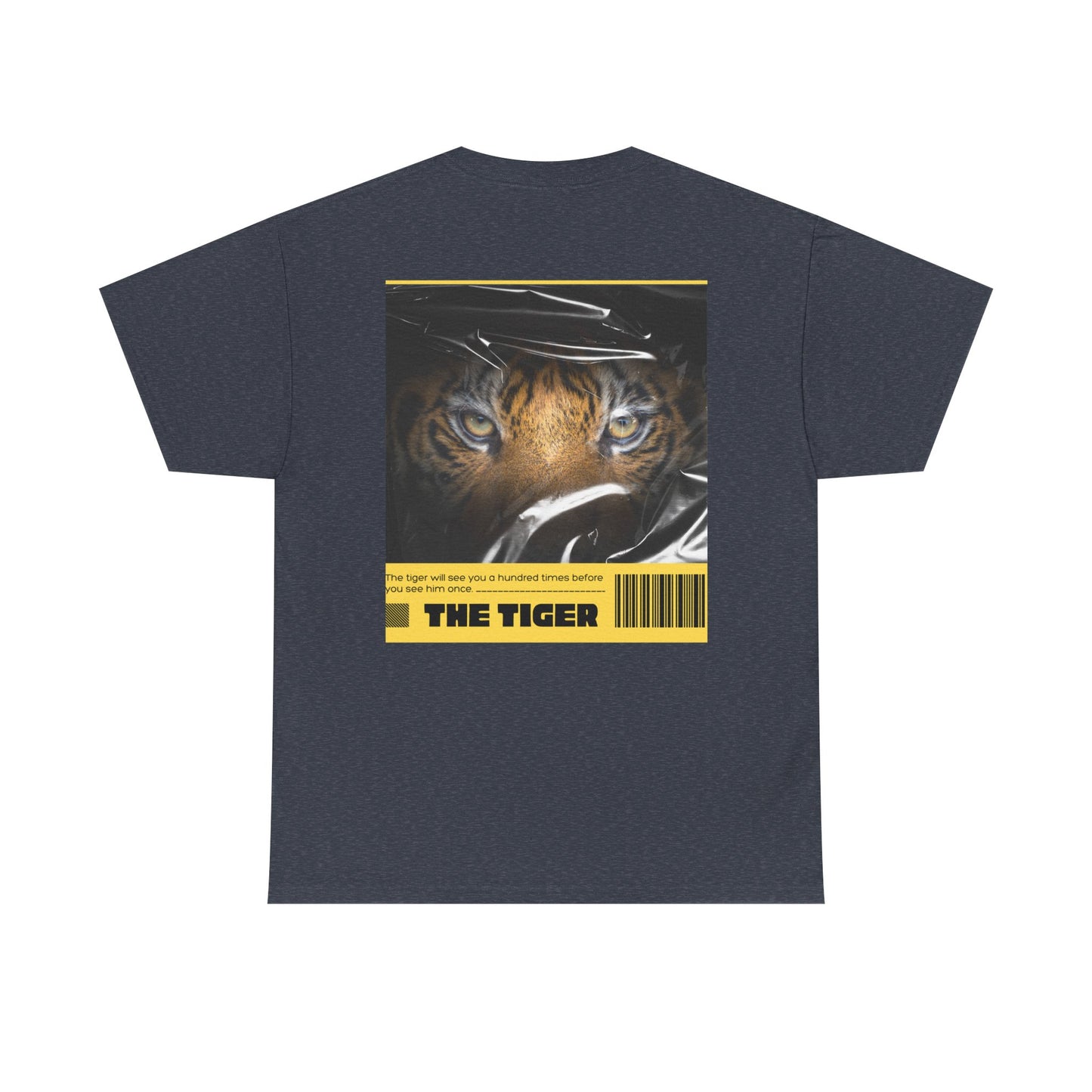 Fierce Tiger Graphic Tee, Unisex Cotton T-Shirt, Animal Lover Shirt, Wildlife Tee, Nature Enthusiast Gift